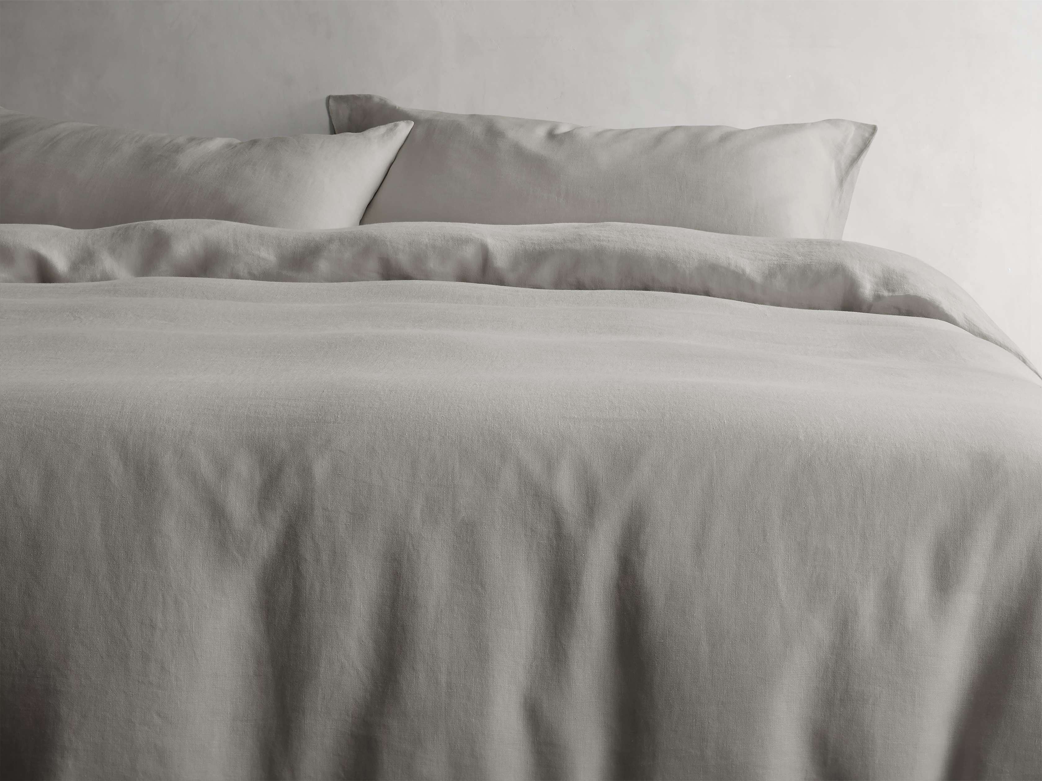 Italian Garment-Dyed Linen Duvet - Mist - King