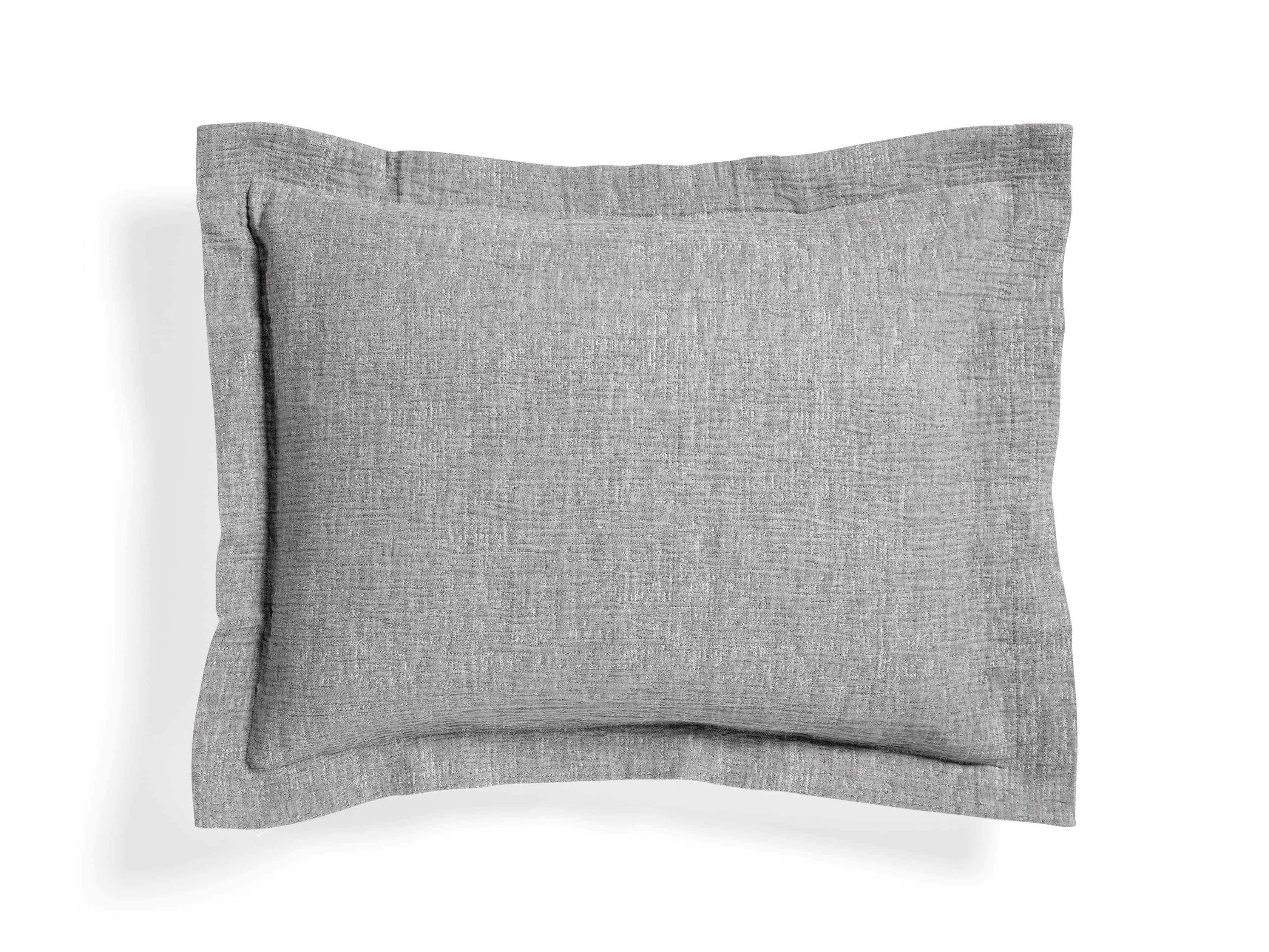 Matelasse Standard Sham in Linen