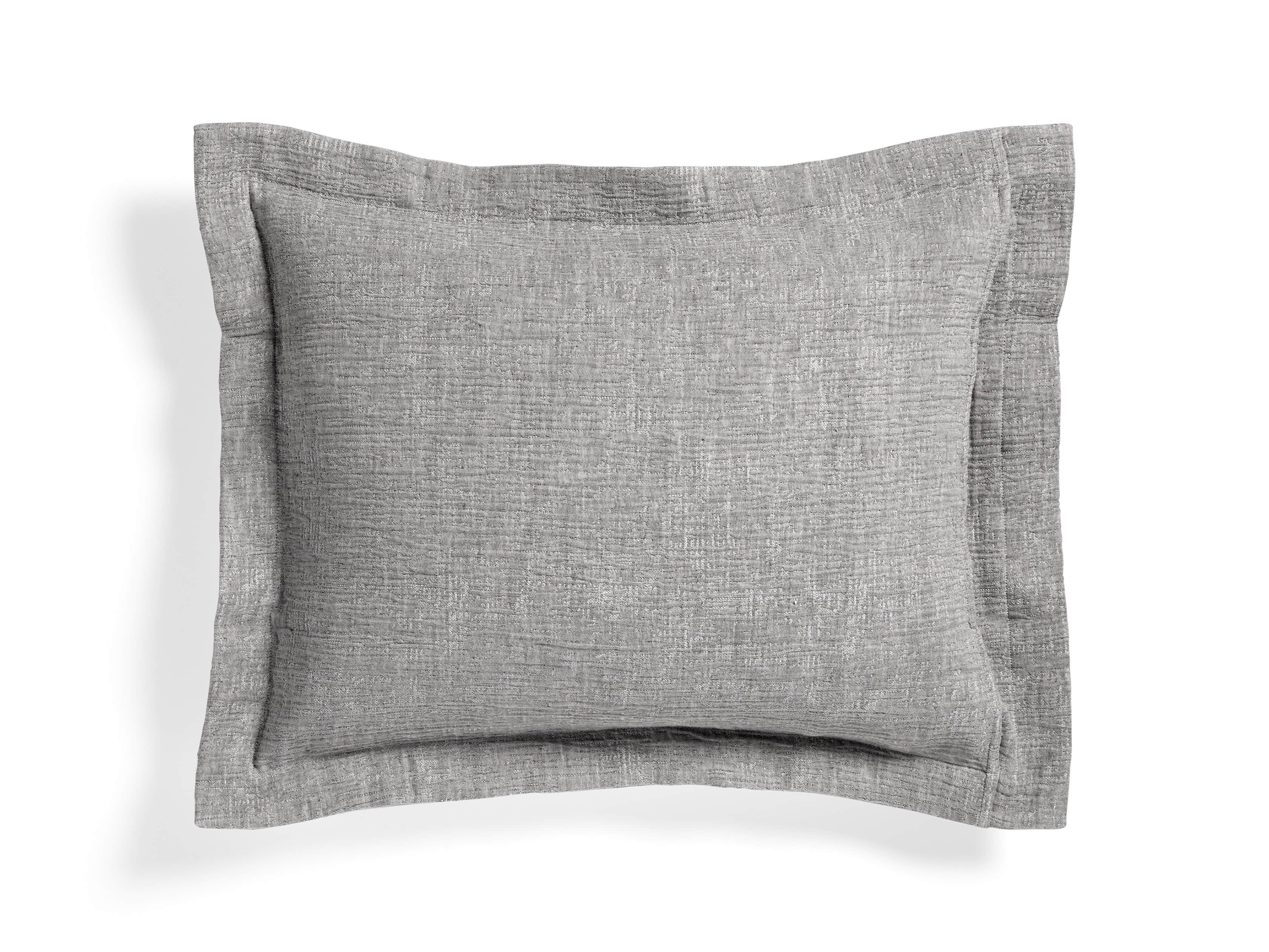 Matelasse Standard Sham in Linen