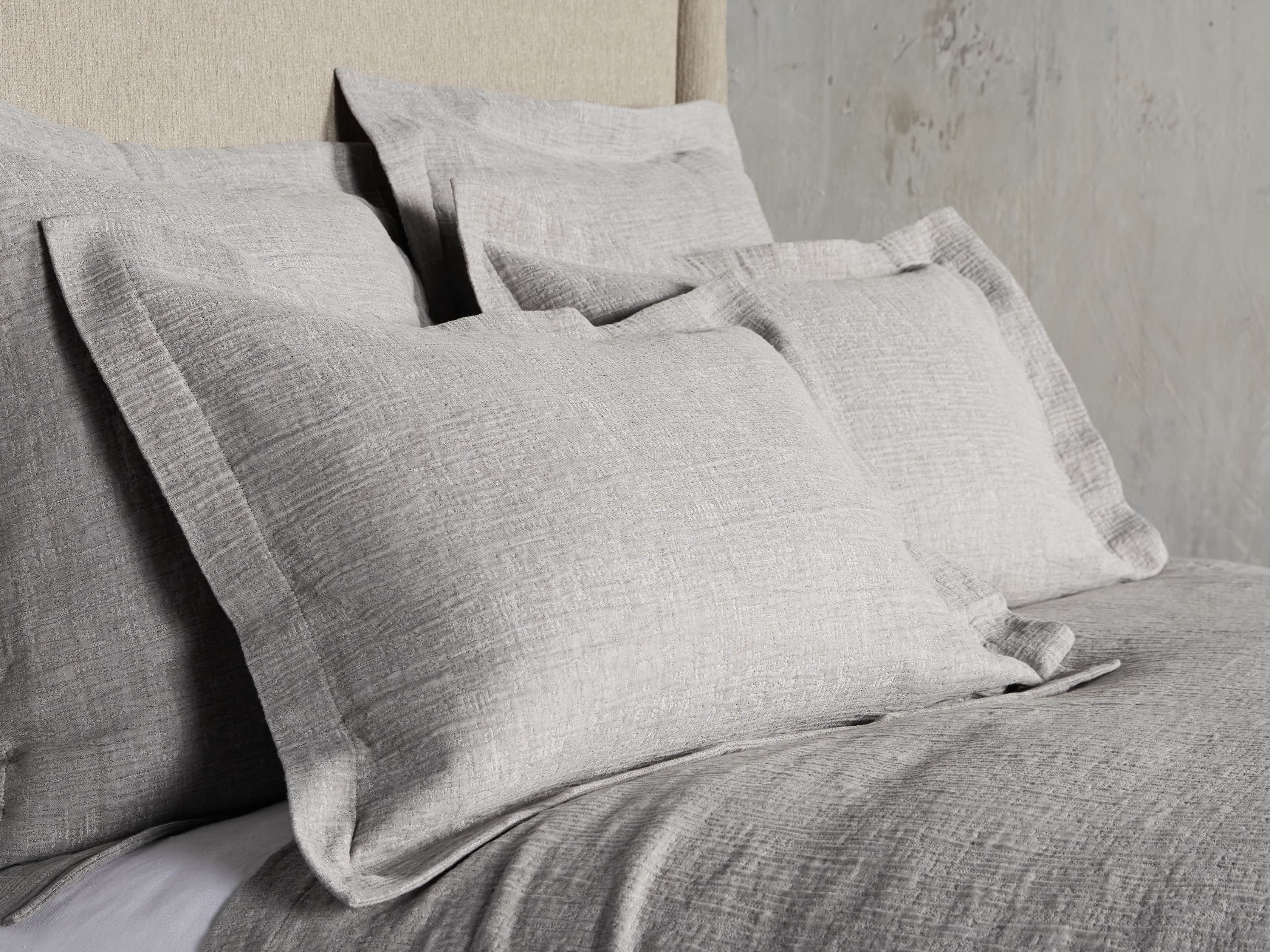 Matelasse Standard Sham in Linen