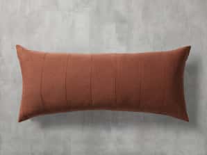 Boucle Lumbar Pillow Cover in Ivory