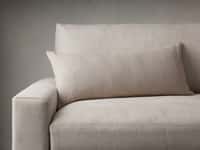 Linen Lumbar Pillow Cover in Mist