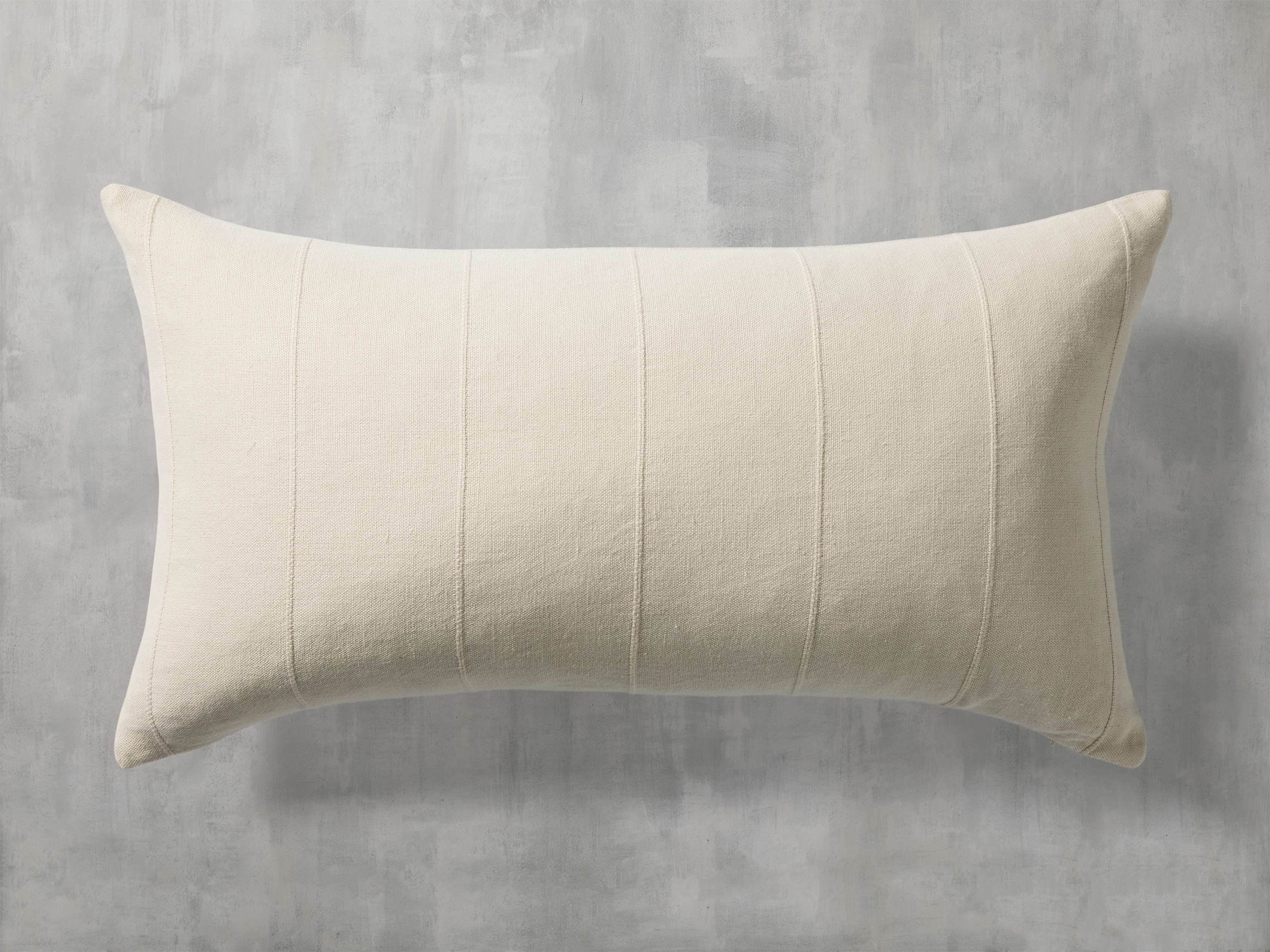 Linen lumbar hot sale pillow cover