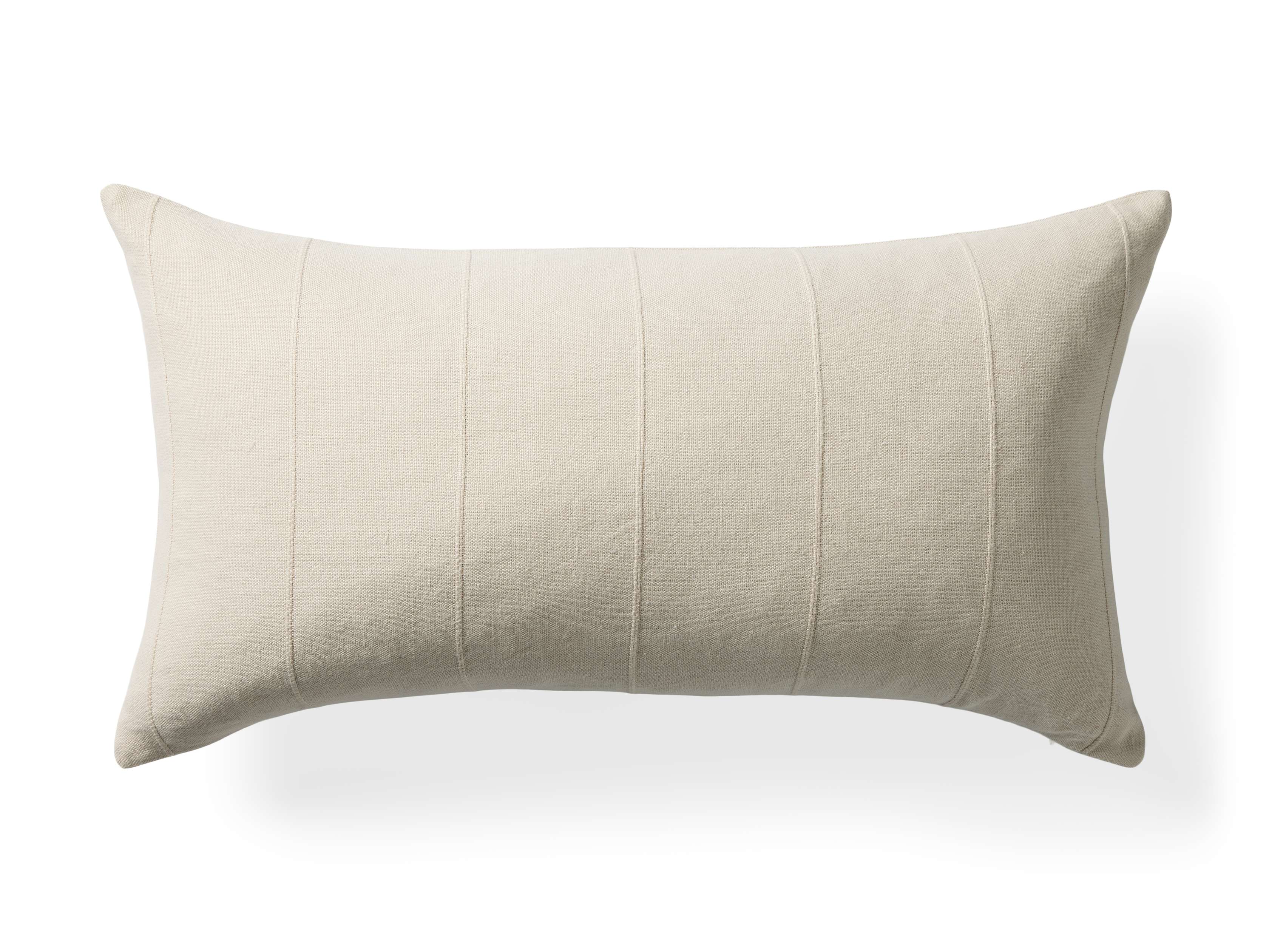 Linen lumbar pillow hotsell