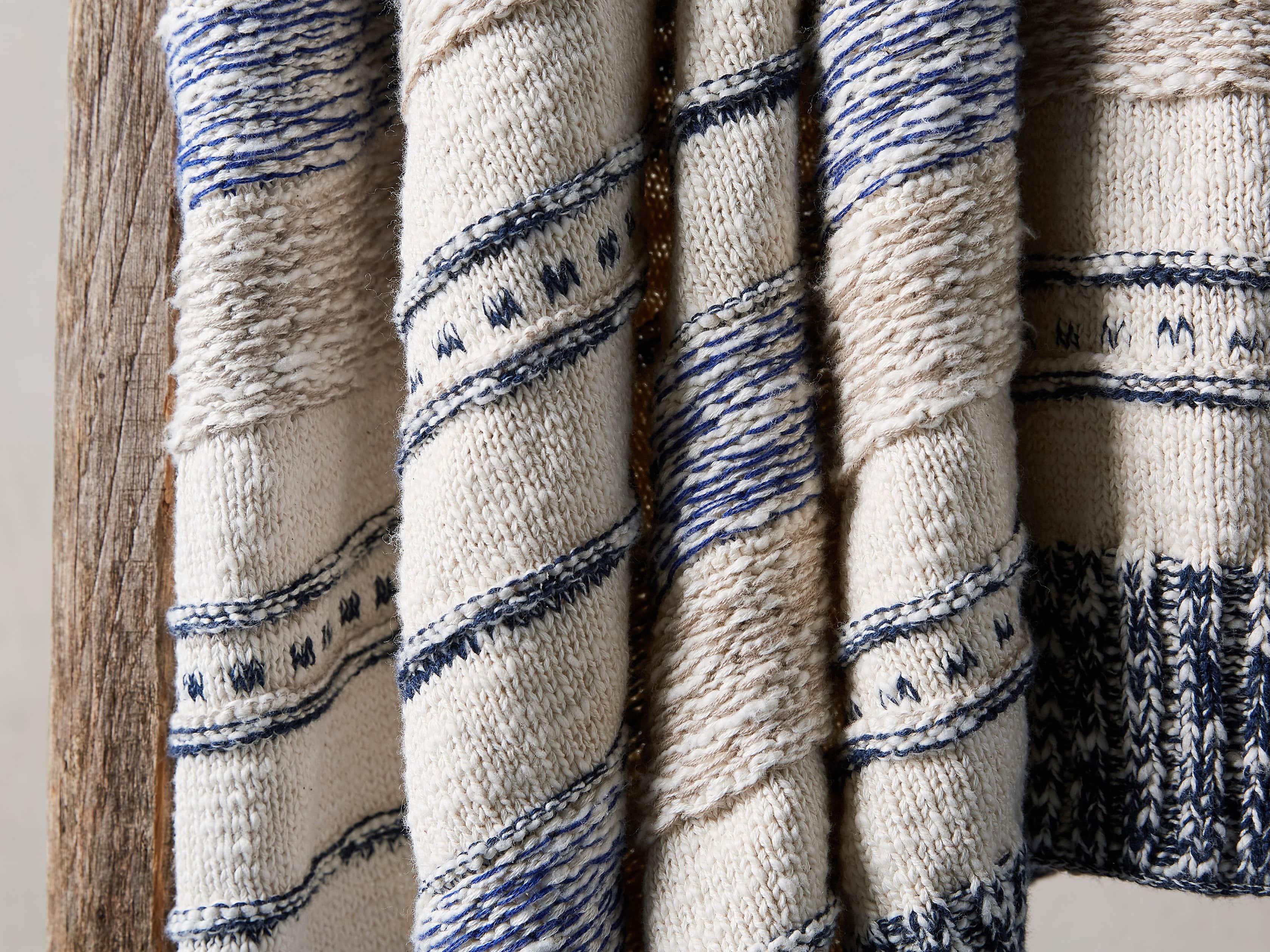 Multi-Stripe Knit Throw, slide 4 of 6