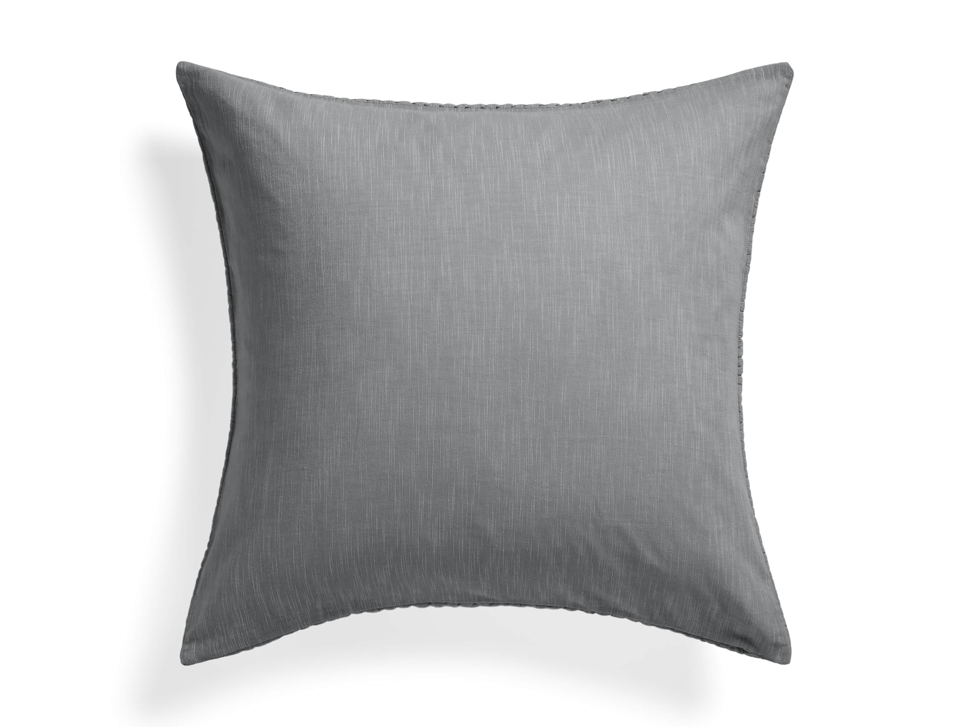 Euro Pickstitch Charcoal Shams
