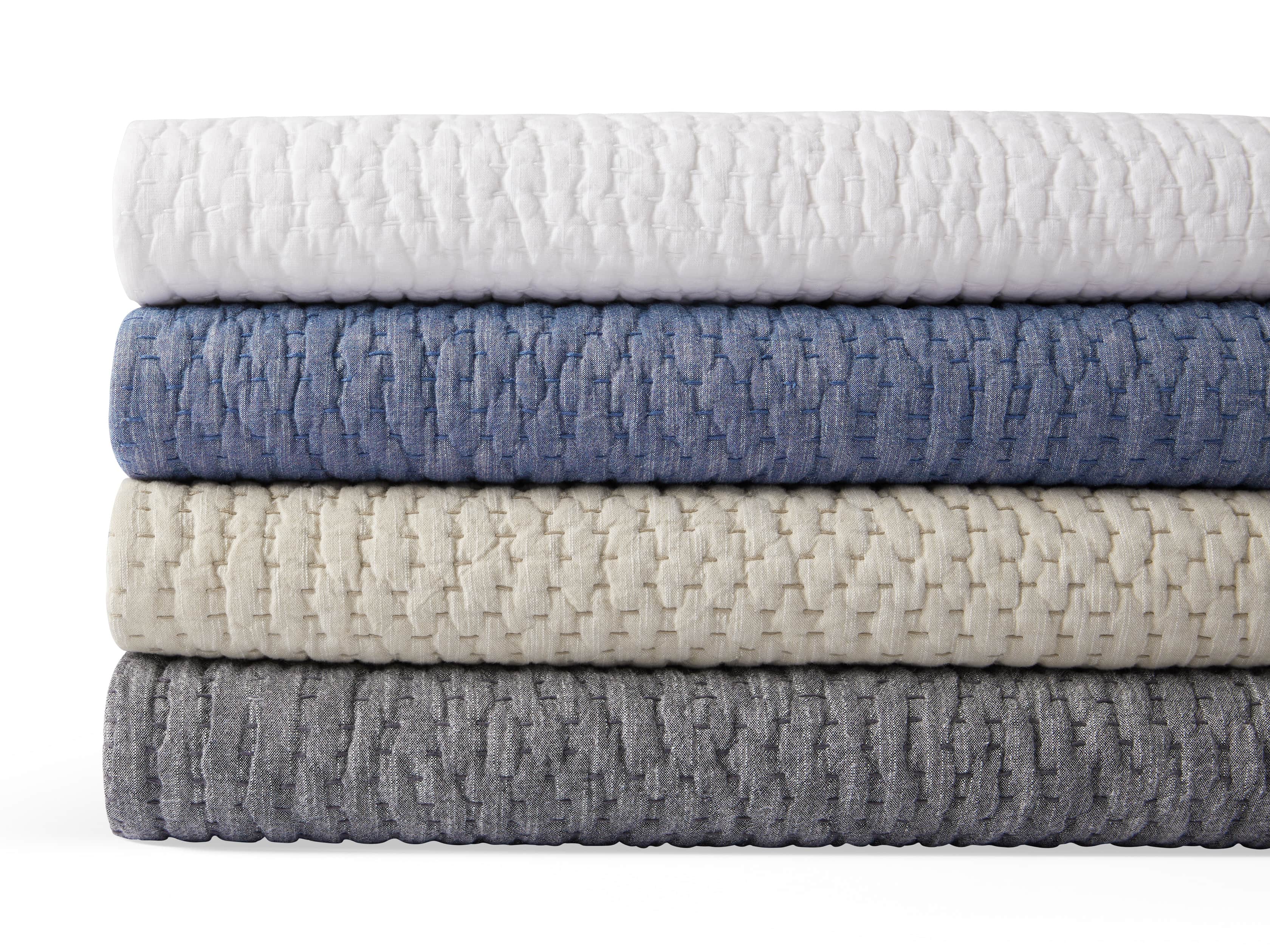 Standard Pickstitch White Shams, slide 7 of 9