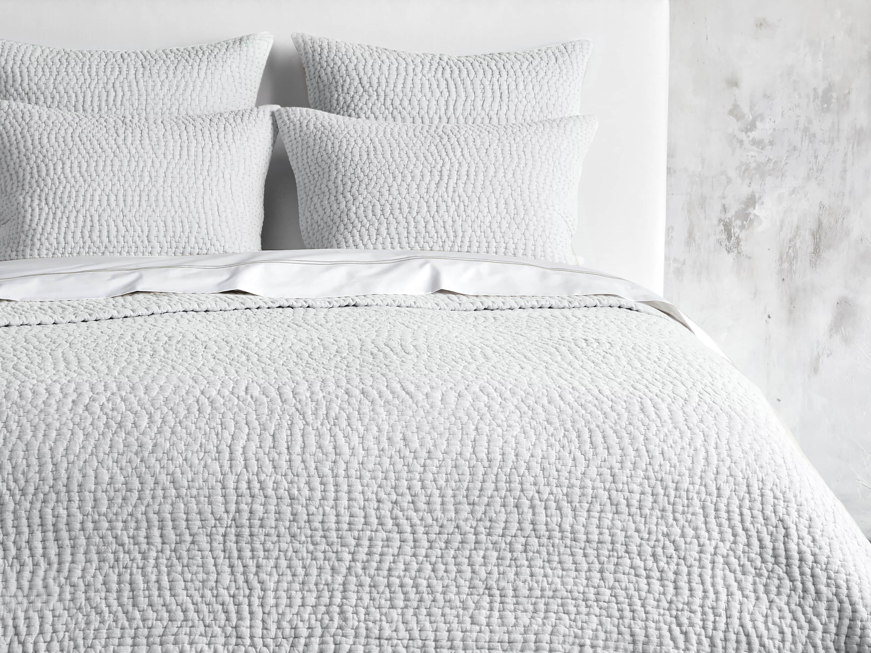 Standard Pickstitch White Shams, slide 4 of 7