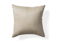 Raw Silk Ribbed Pillow Cover in Cashmere
