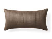 Raw Silk Ribbed Lumbar Pillow Cover