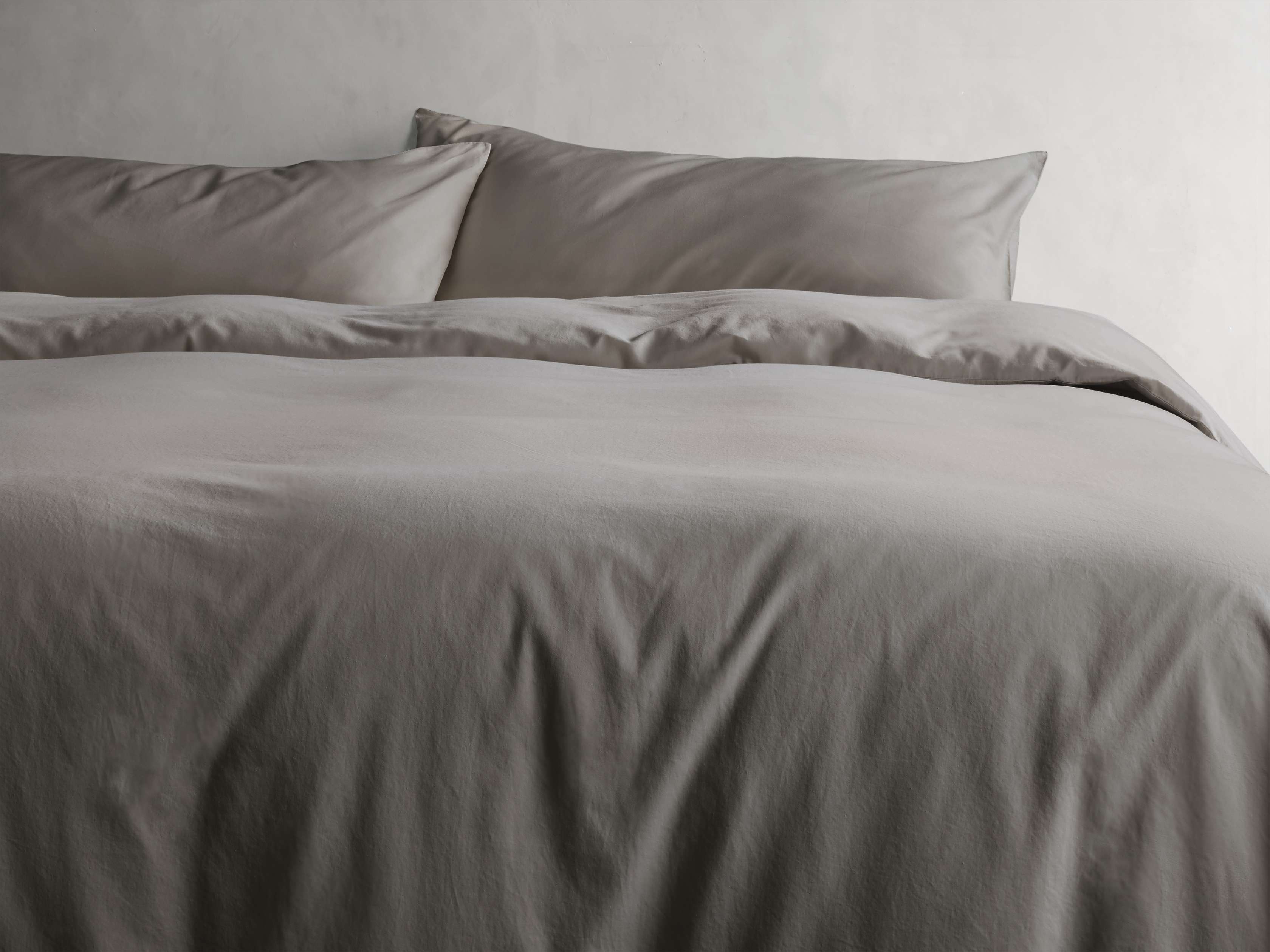 Italian Heritage Washed Piped Linen Duvet Cover