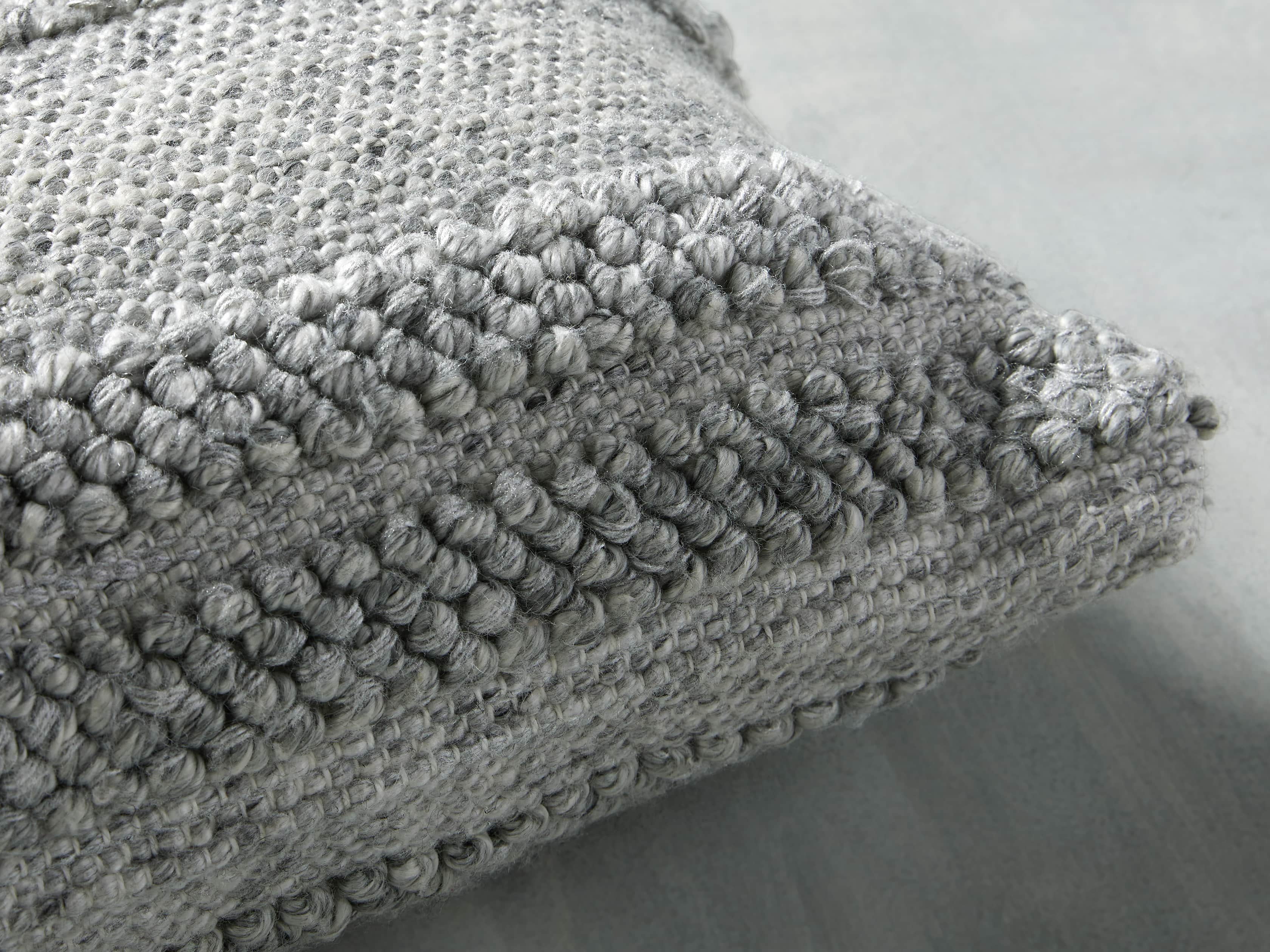 Seaside Outdoor Lumbar Pillow in Grey, slide 2 of 3
