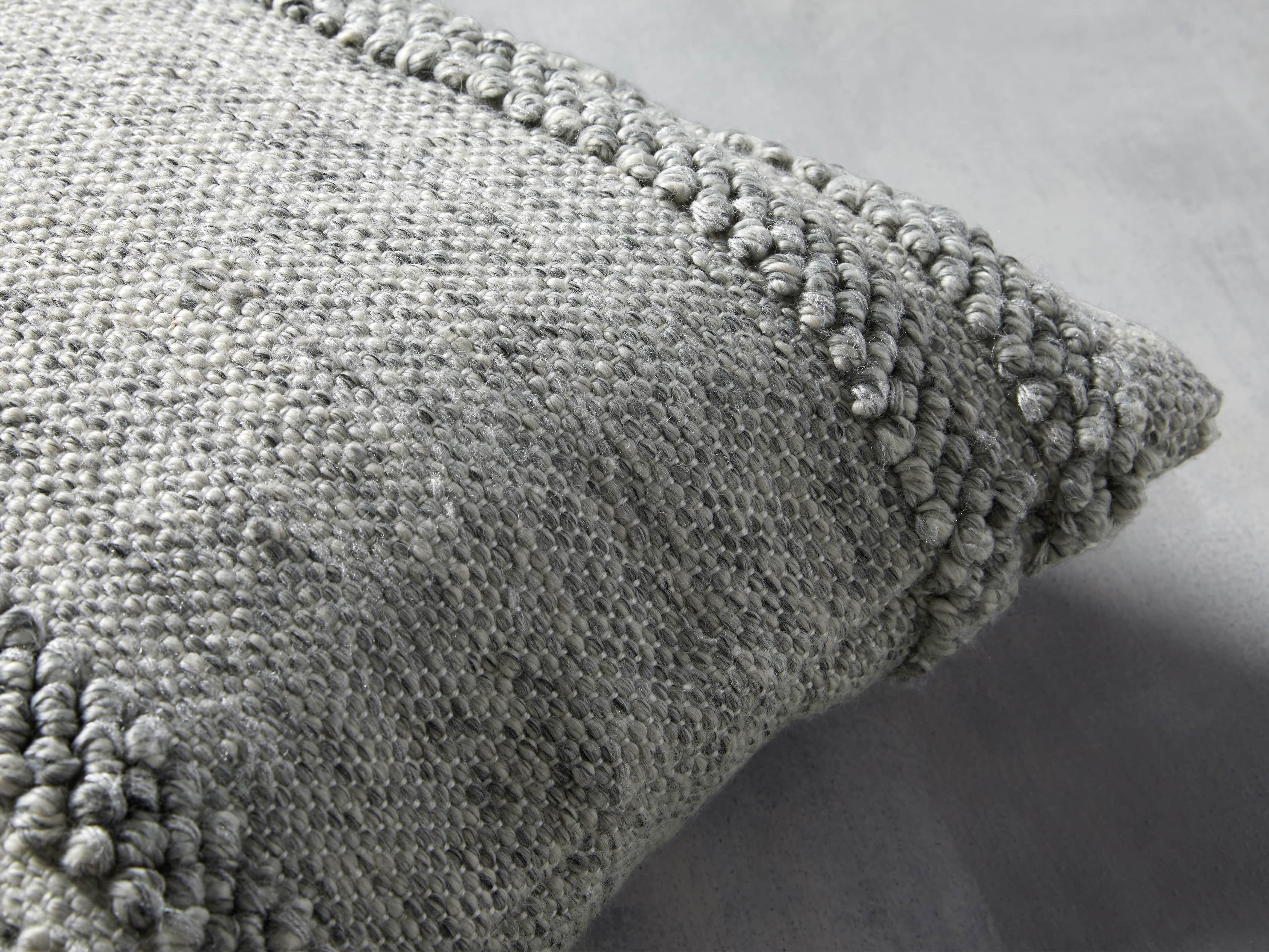 Seaside Outdoor Pillow in Grey, slide 2 of 3