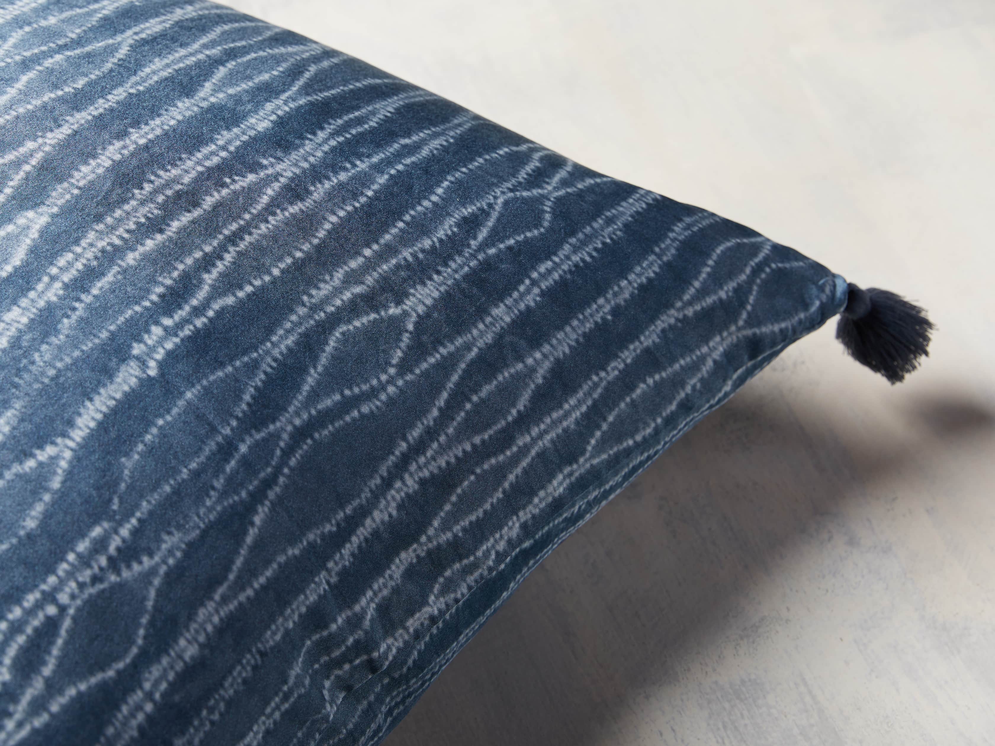 Silk Shibori 20" Pillow, slide 3 of 4