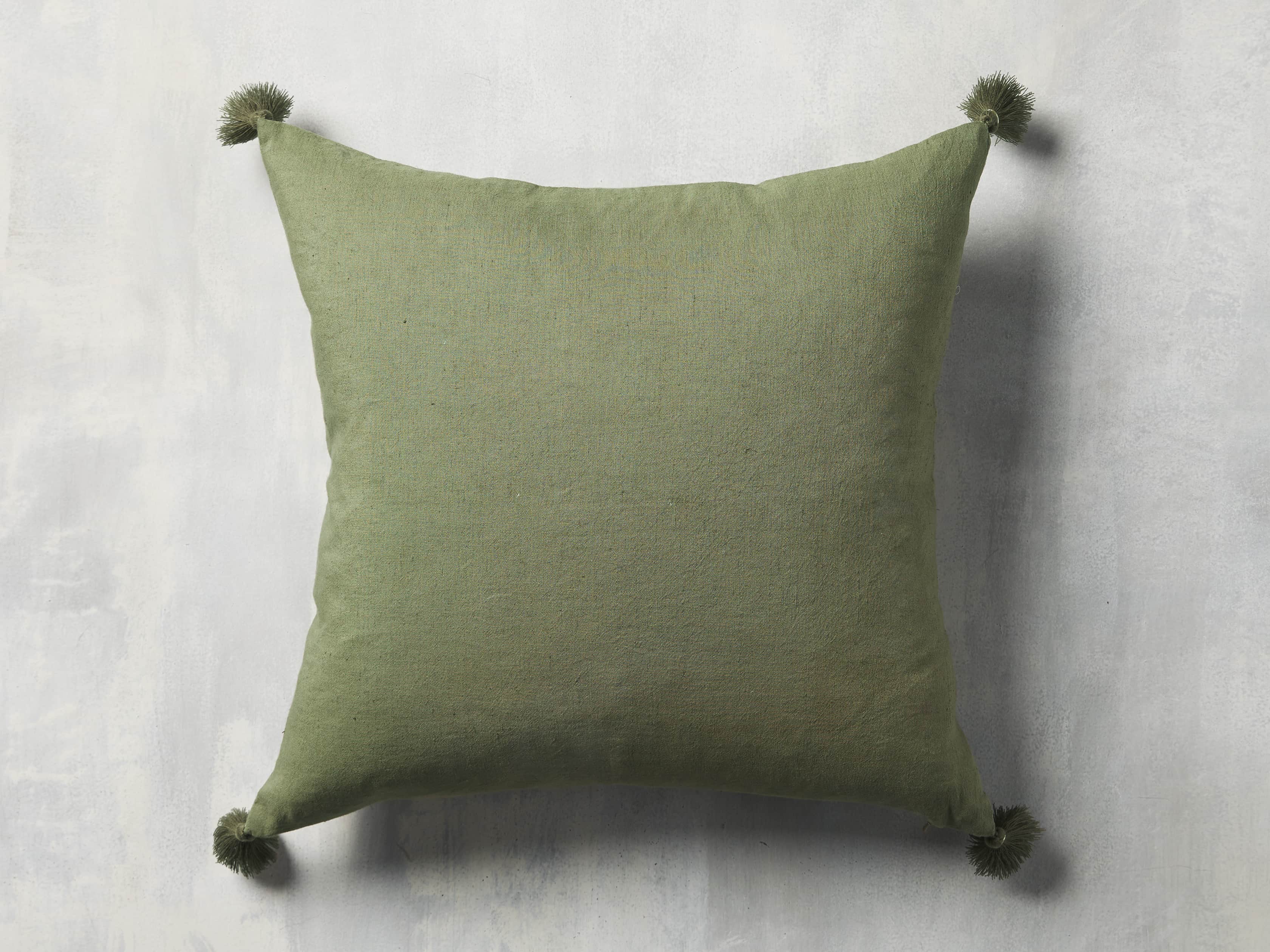 Alaia Star Pillow in Green, slide 4 of 4