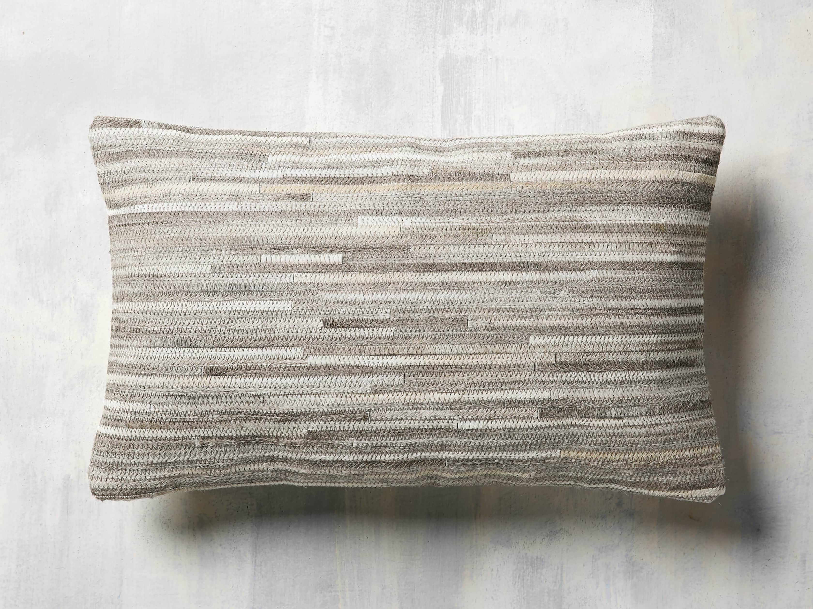 Stripe Hide Lumbar Pillow, slide 2 of 4