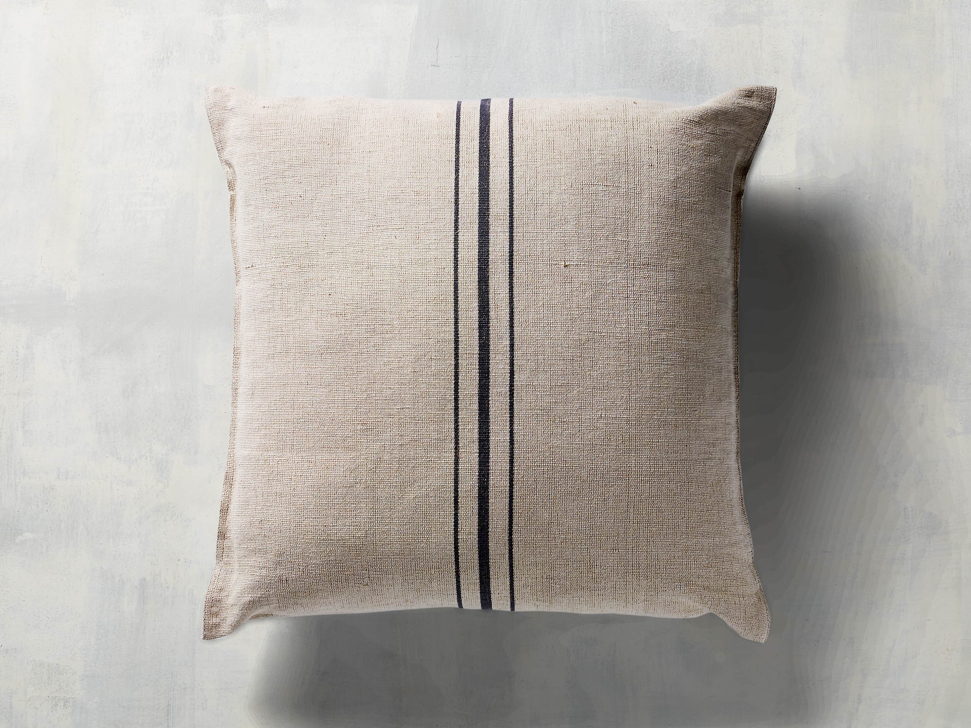 French Stripe Floor Pillow - Come take a peek at more Arhaus French Vintage Timeless Furniture, Decor and Lighting on Hello Lovely Studio.