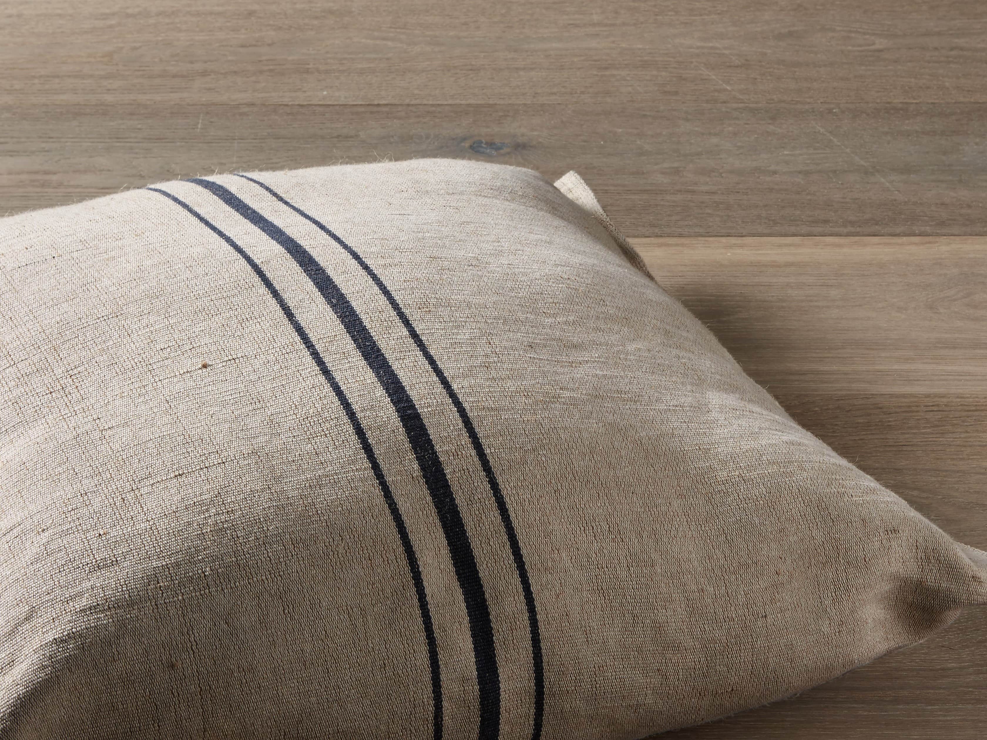 French Stipe 28" Floor Pillow, slide 2 of 6