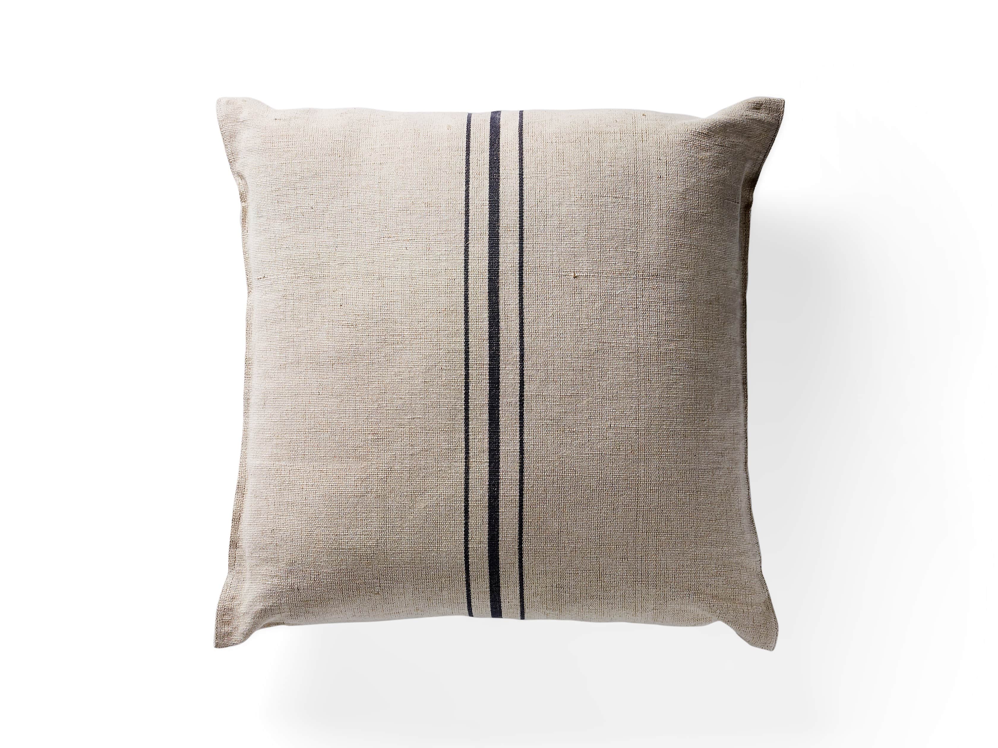 French Stipe 28" Floor Pillow, slide 5 of 6