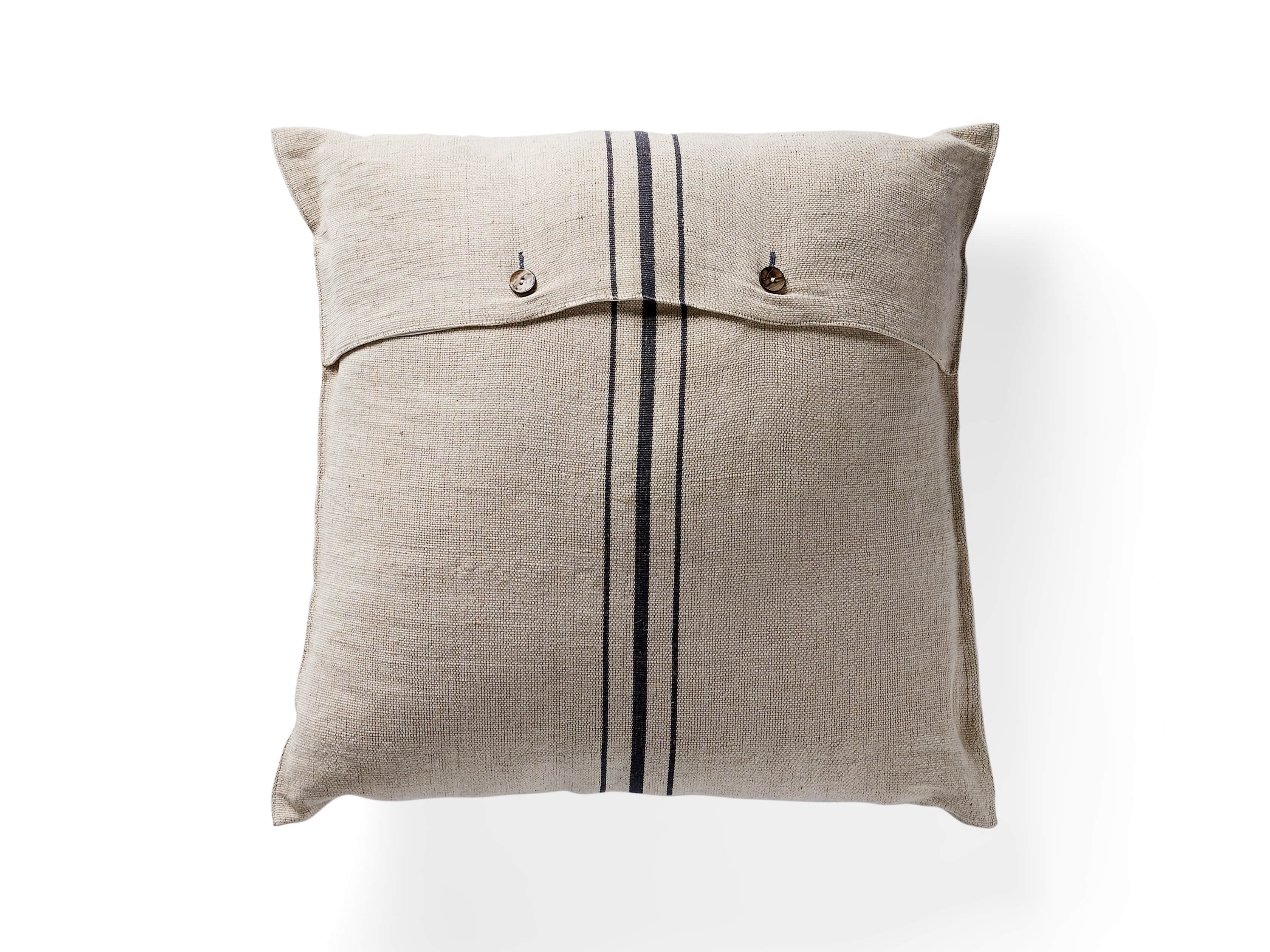 French Stipe 28" Floor Pillow, slide 6 of 6