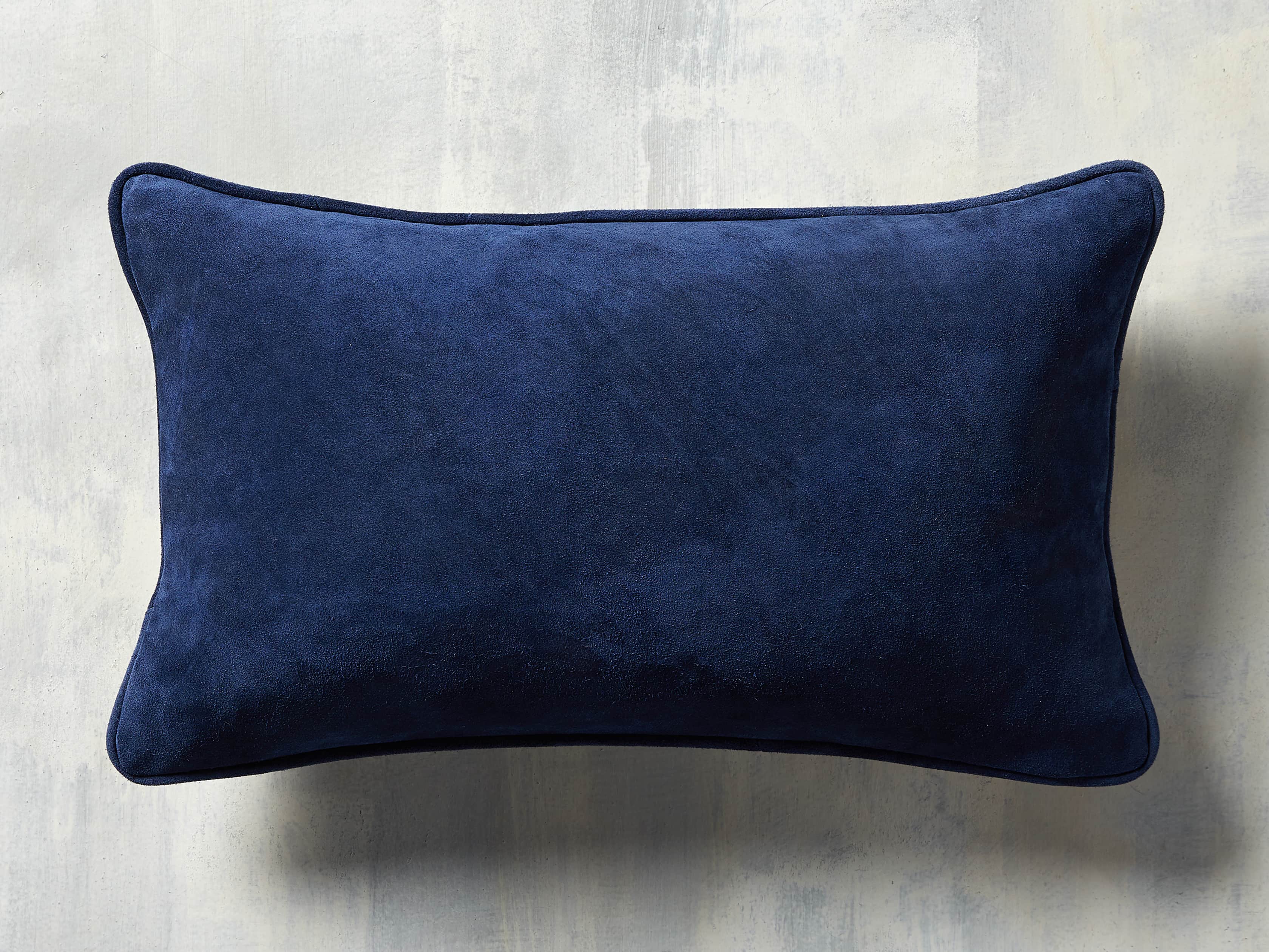 Suede Lumbar Pillow Cover Arhaus