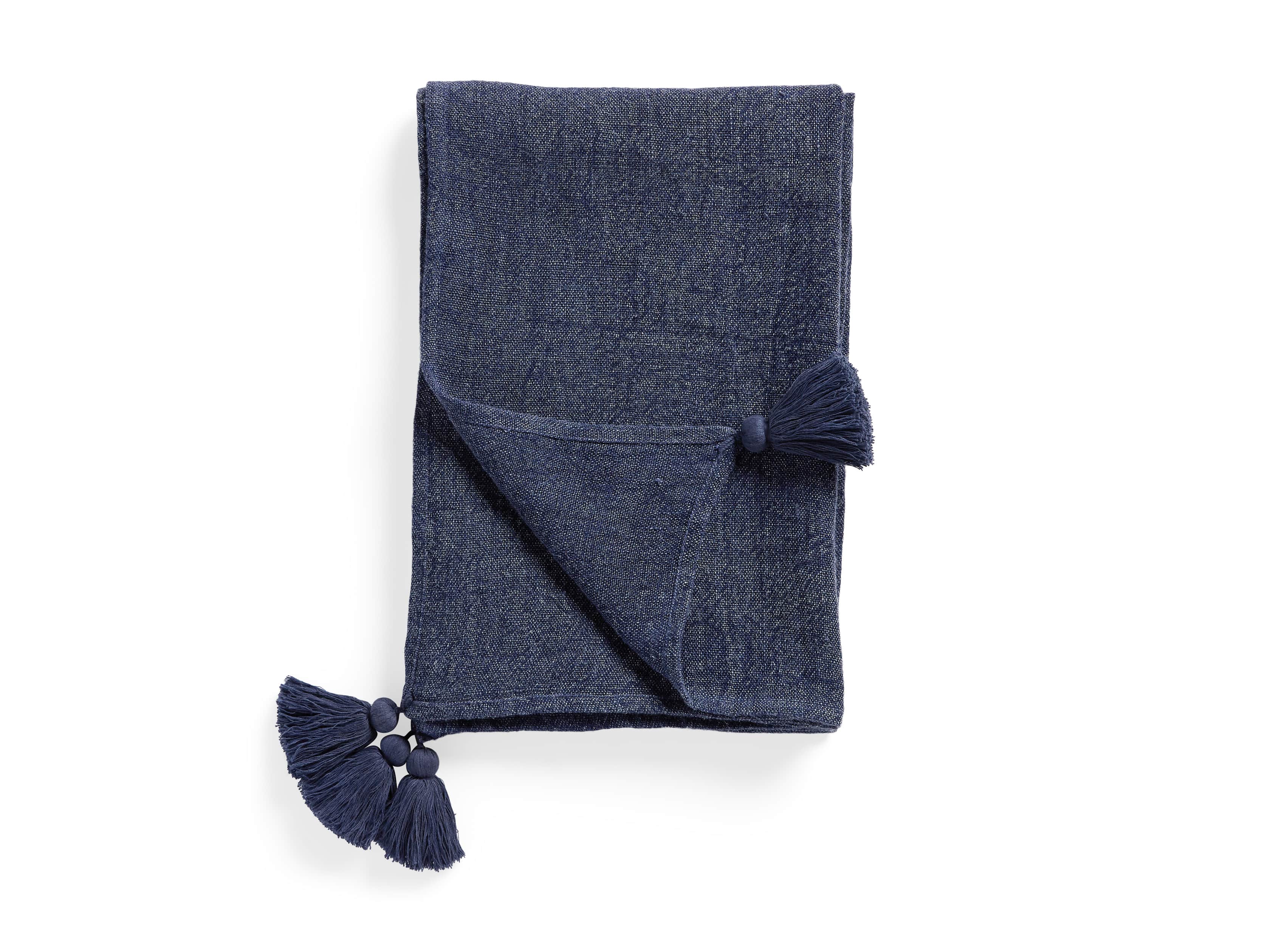 Stone Washed Linen Throw, slide 4 of 6