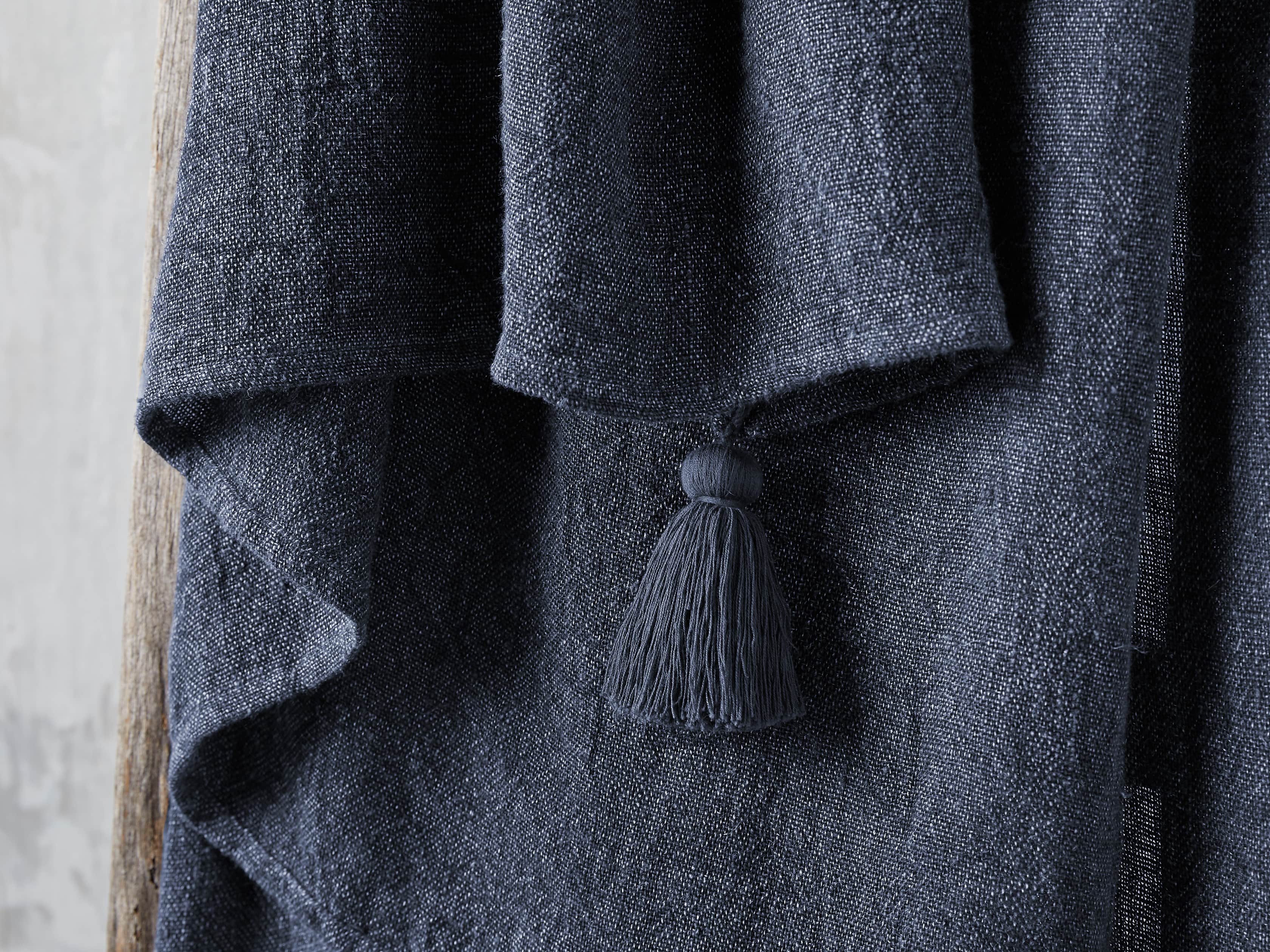 Stone Washed Linen Throw, slide 3 of 6