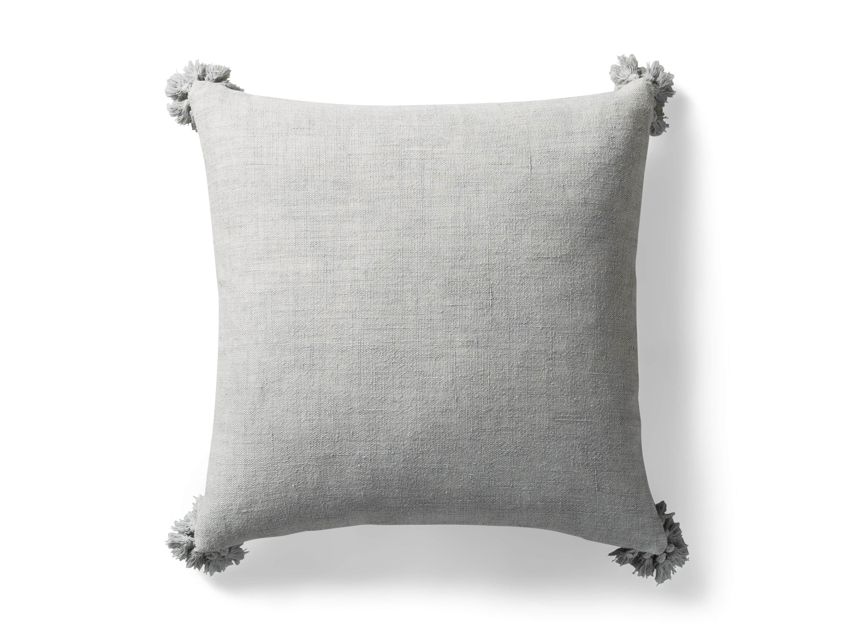 Stone Washed Linen Pillow in Mist