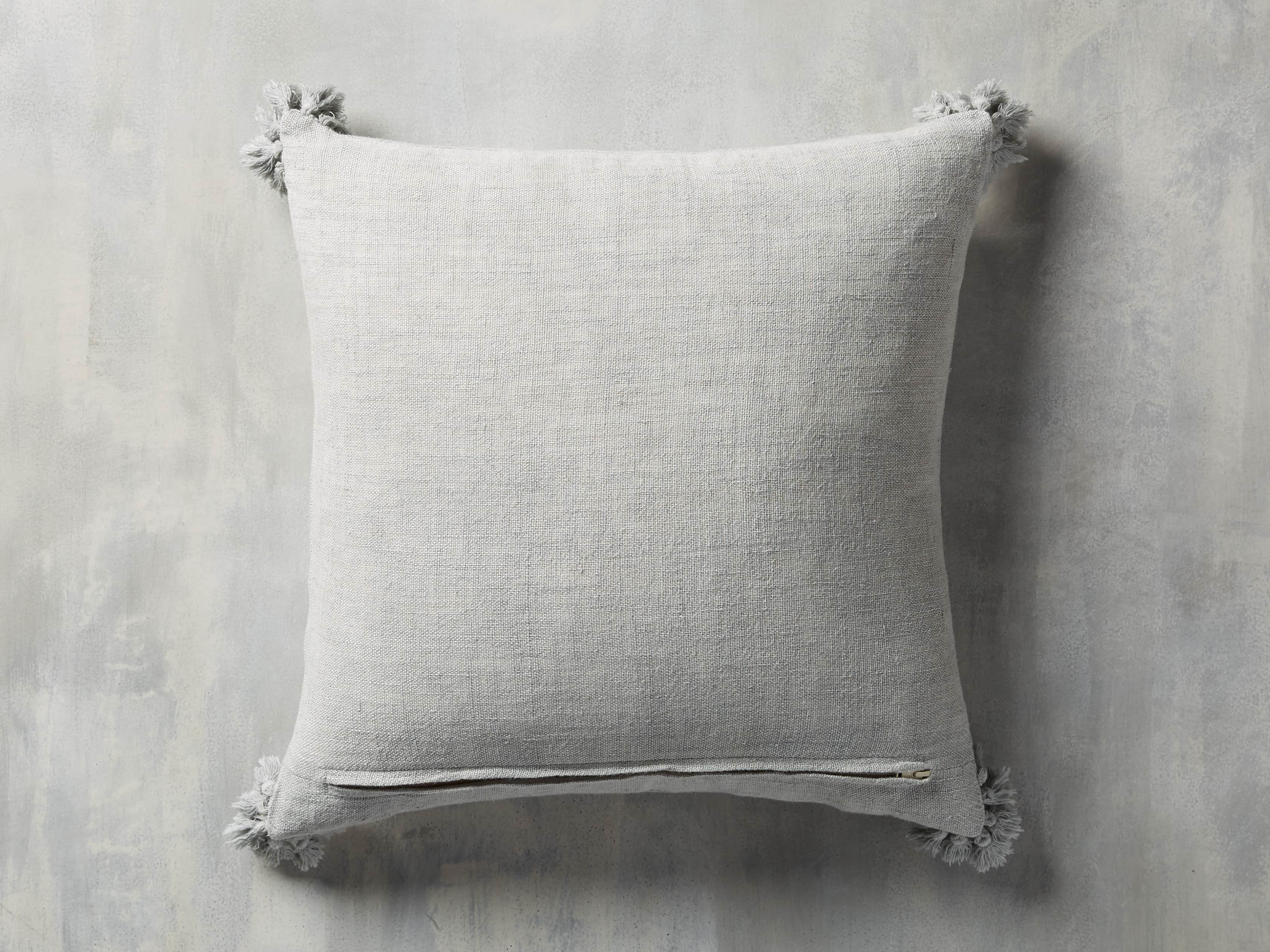 Stone Washed Linen Pillow in Mist