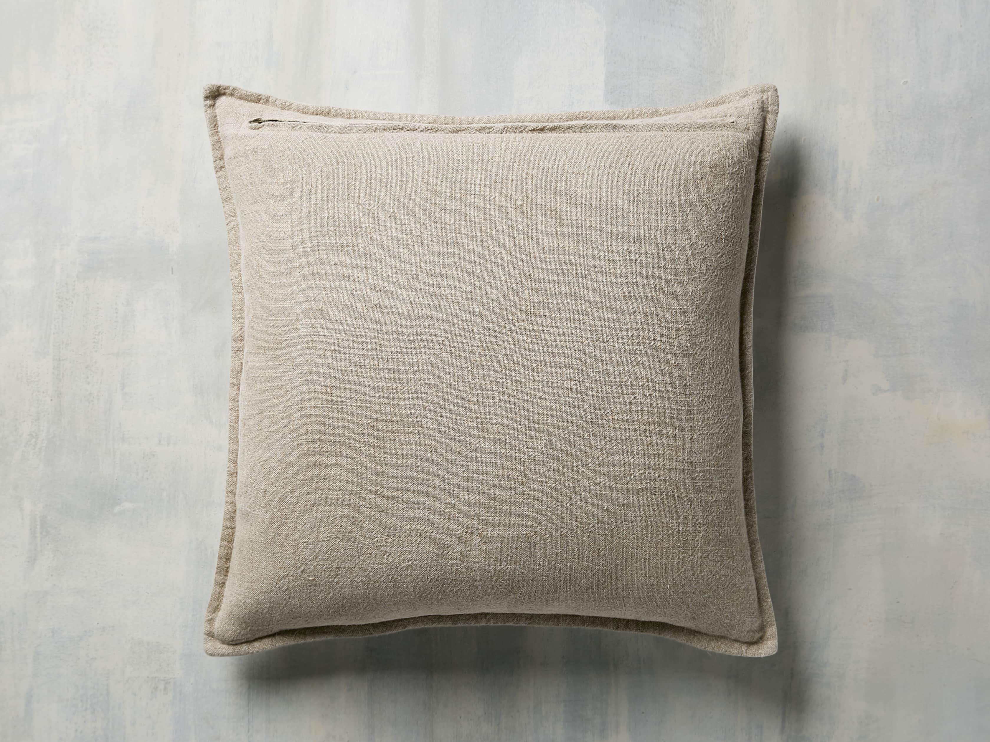 Stone Washed Velvet Pillow in Stone