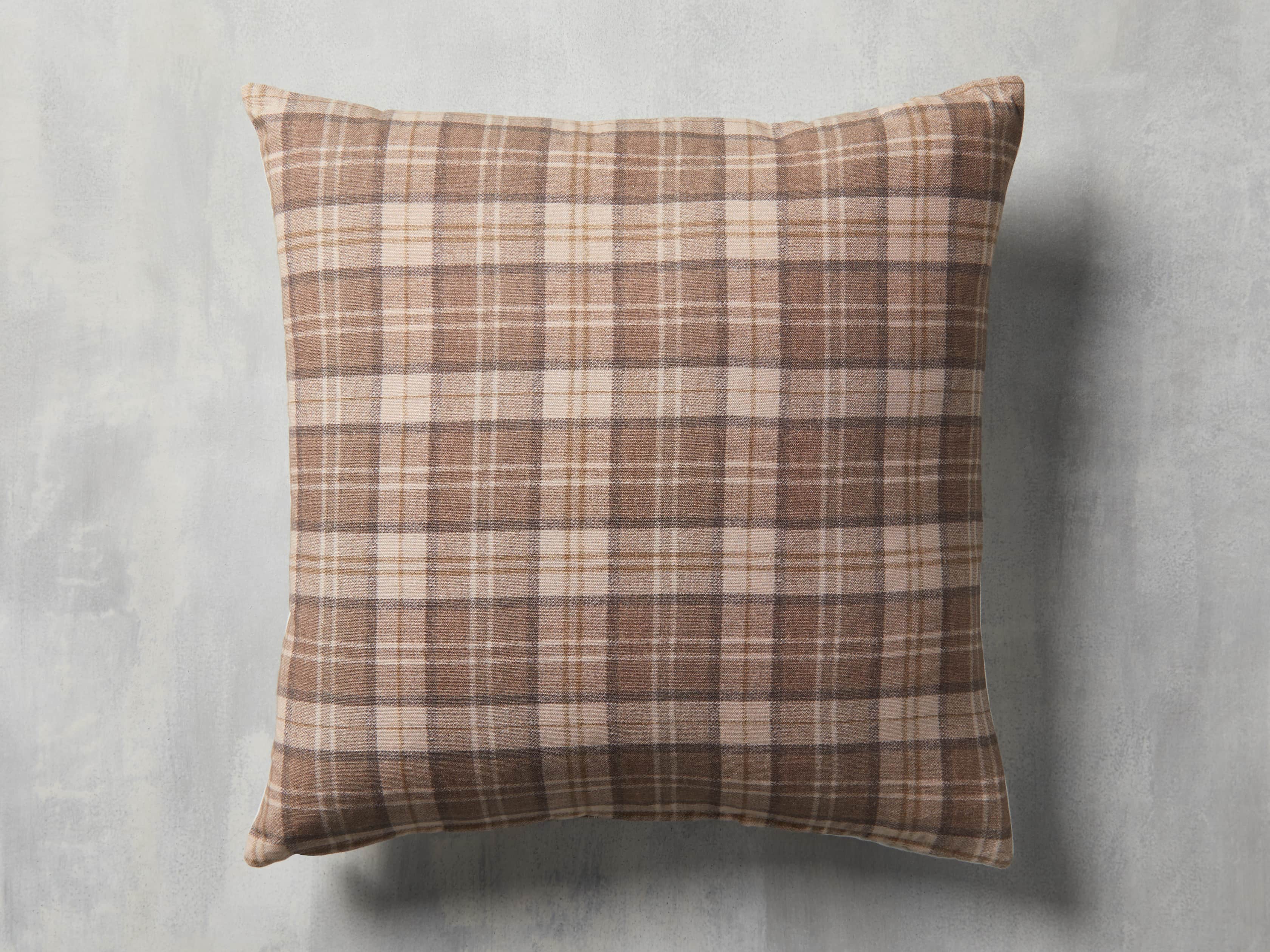 Stag Tartan Plaid Pillow Cover, slide 2 of 5