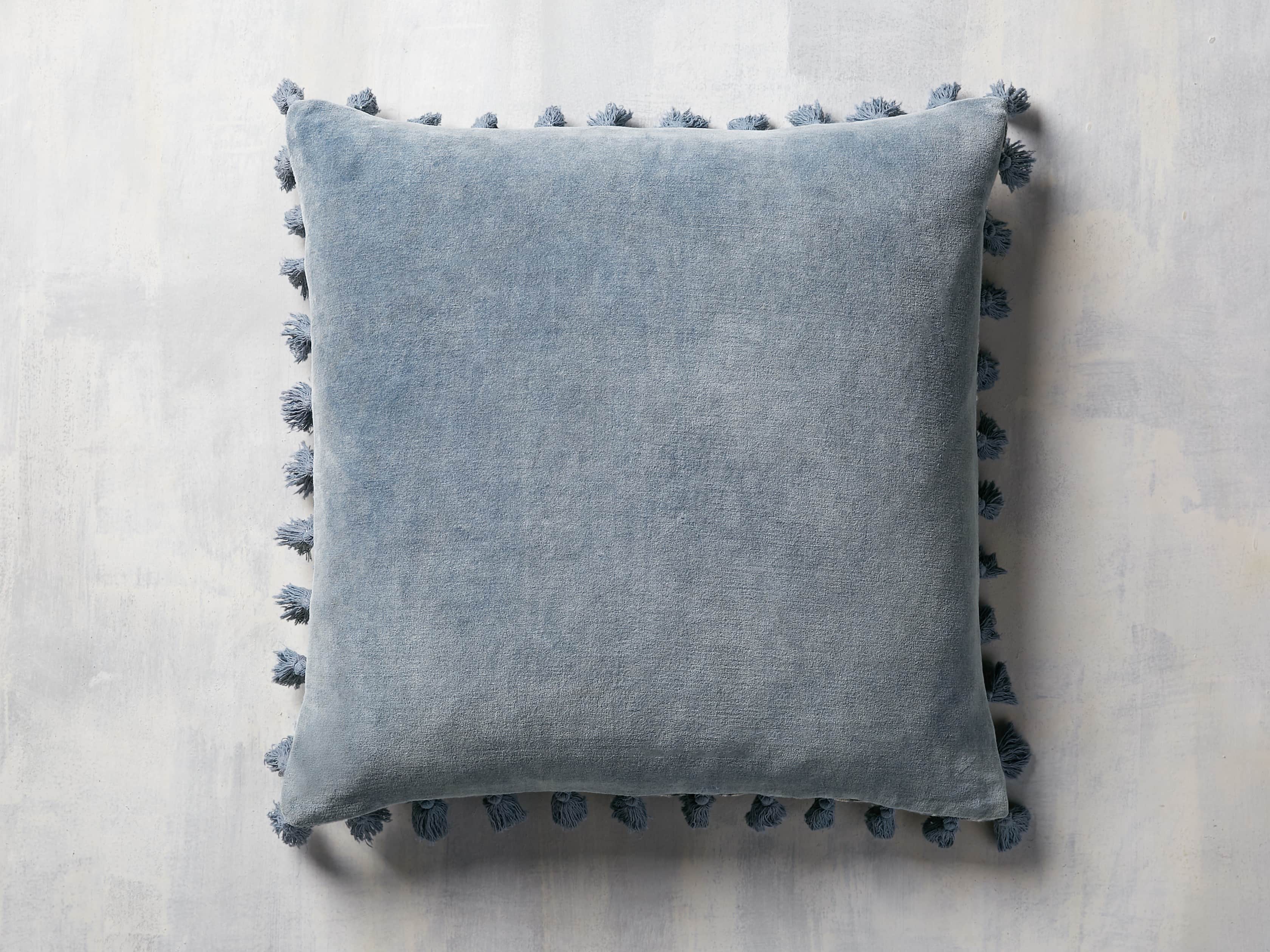 Velvet Print Tassel in Denim Cover only