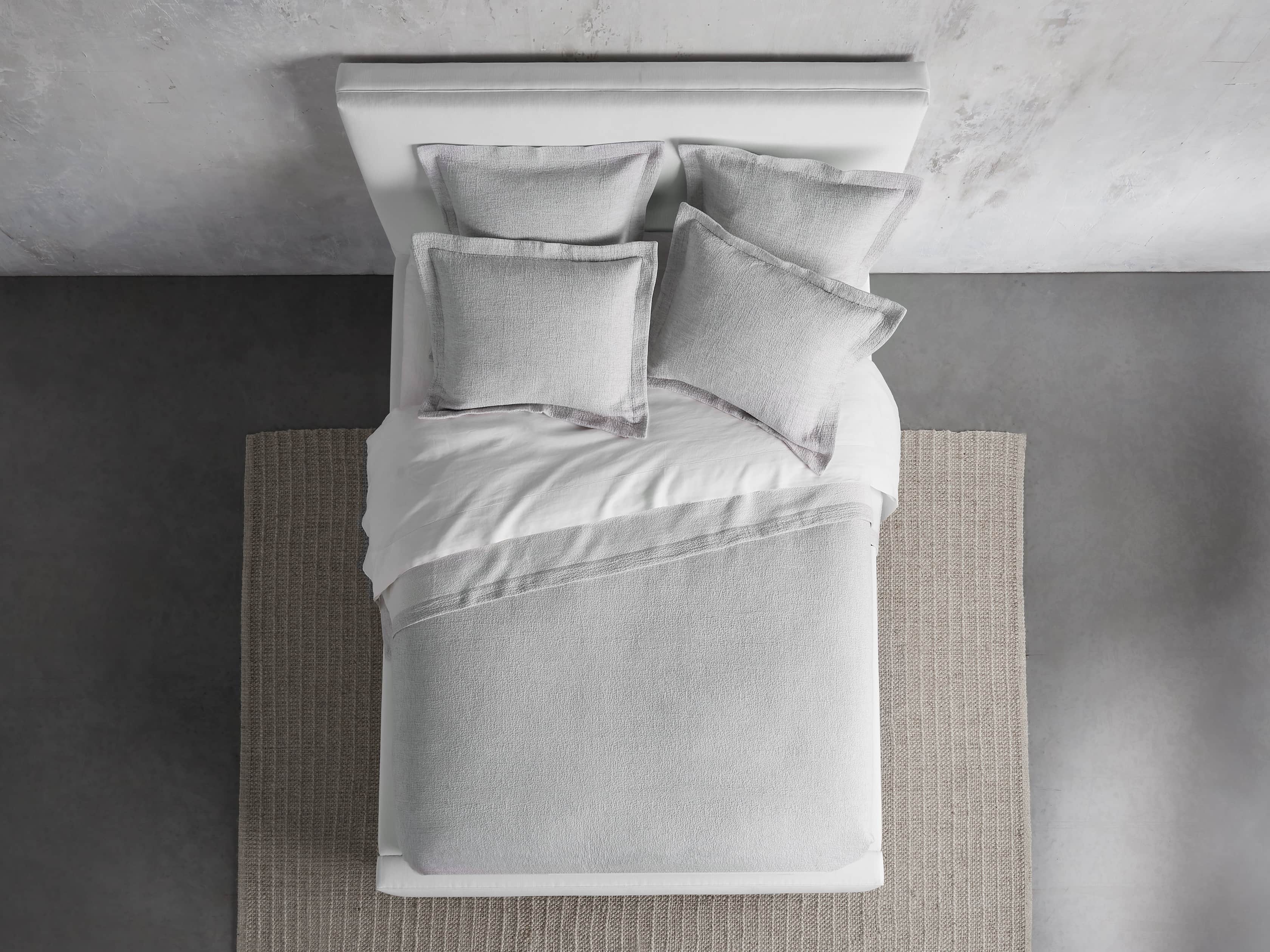 Euro Vintage Washed Shams in Flax, slide 4 of 7