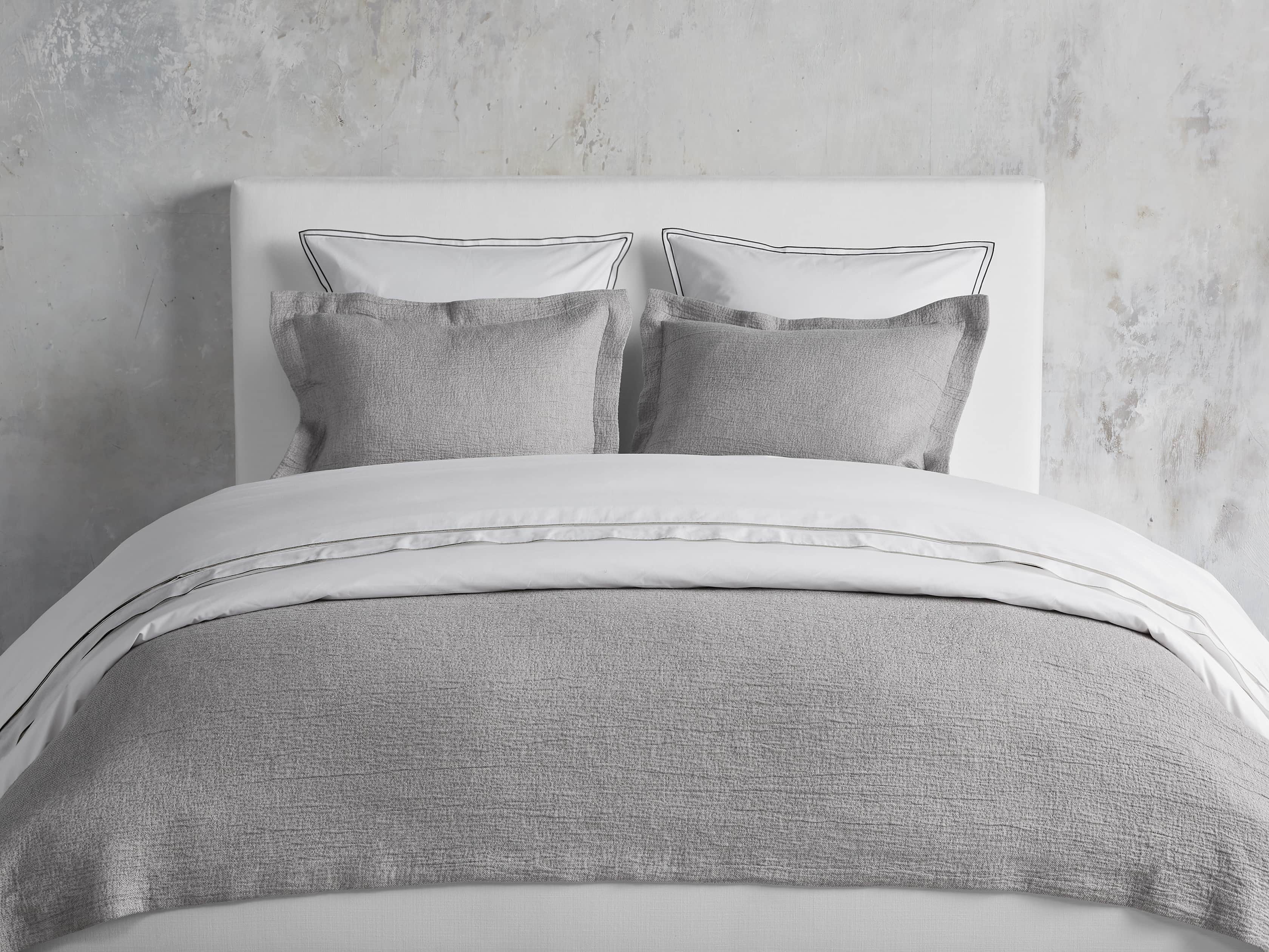 Queen Vintage Washed Coverlet in Grey, slide 4 of 6