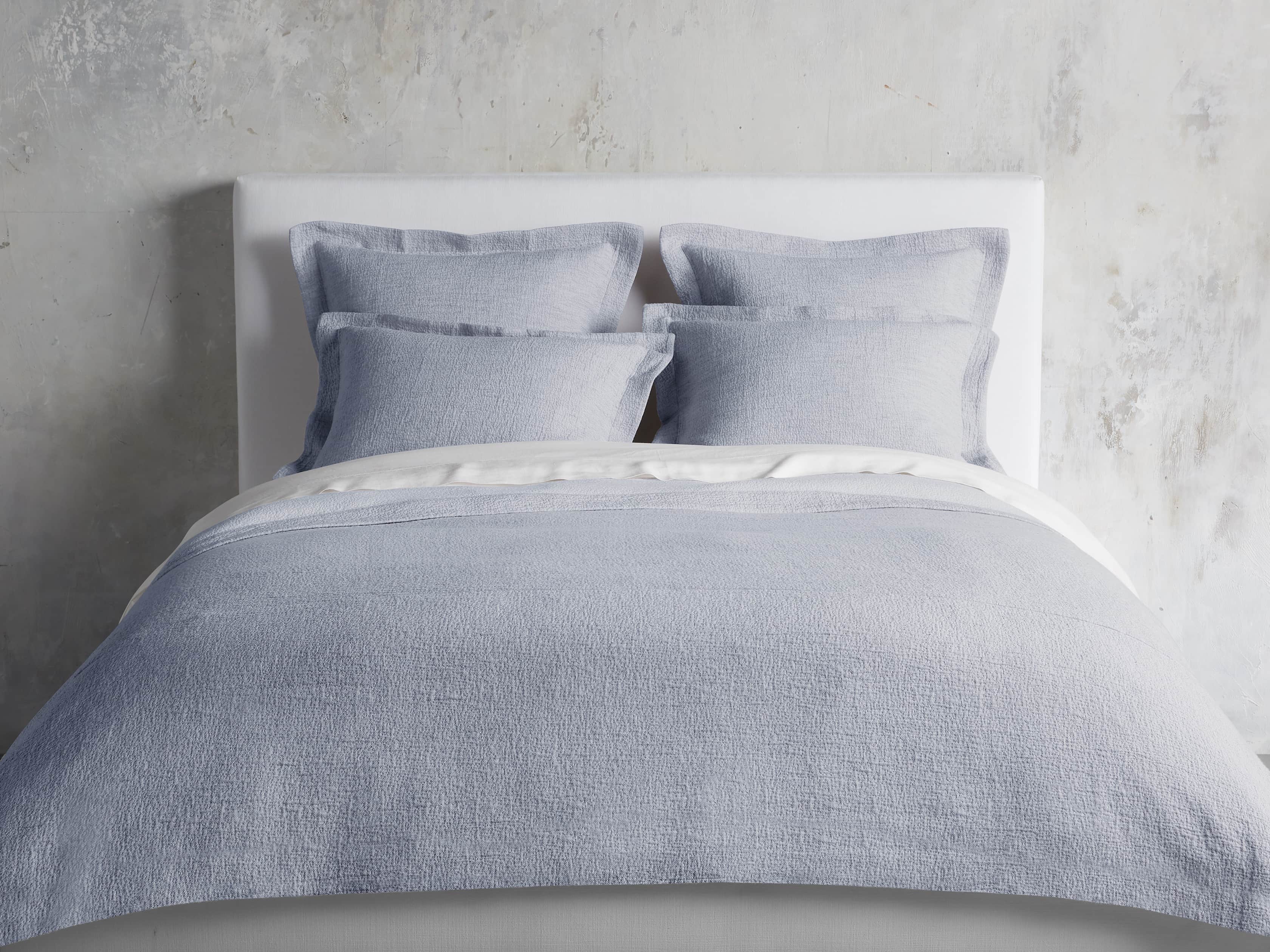 Standard Vintage Washed Sham in Navy, slide 2 of 9