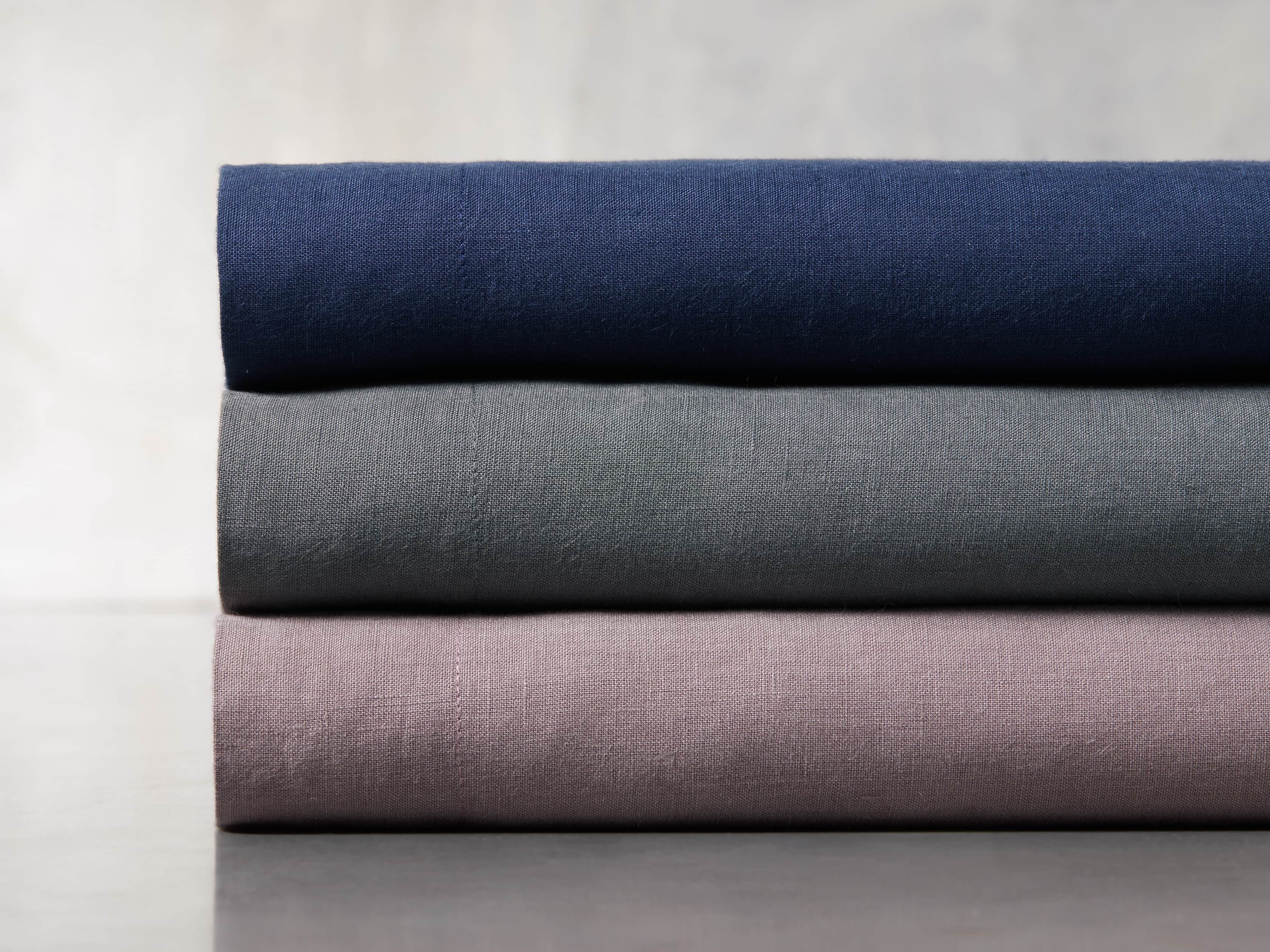 Washed Italian Linen Euro Sham in Charcoal, slide 6 of 7