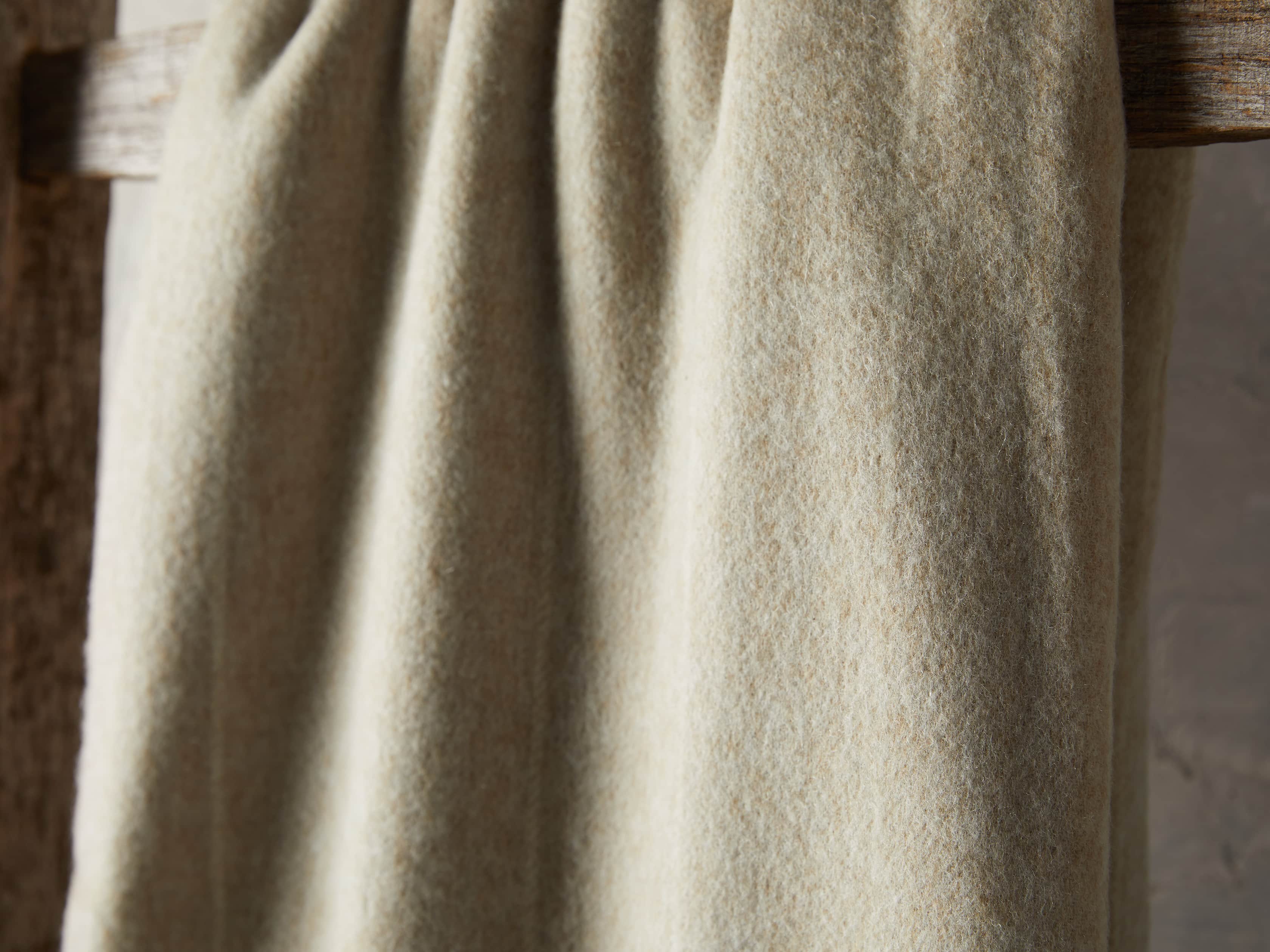 Pinestripe Throw in Oatmeal