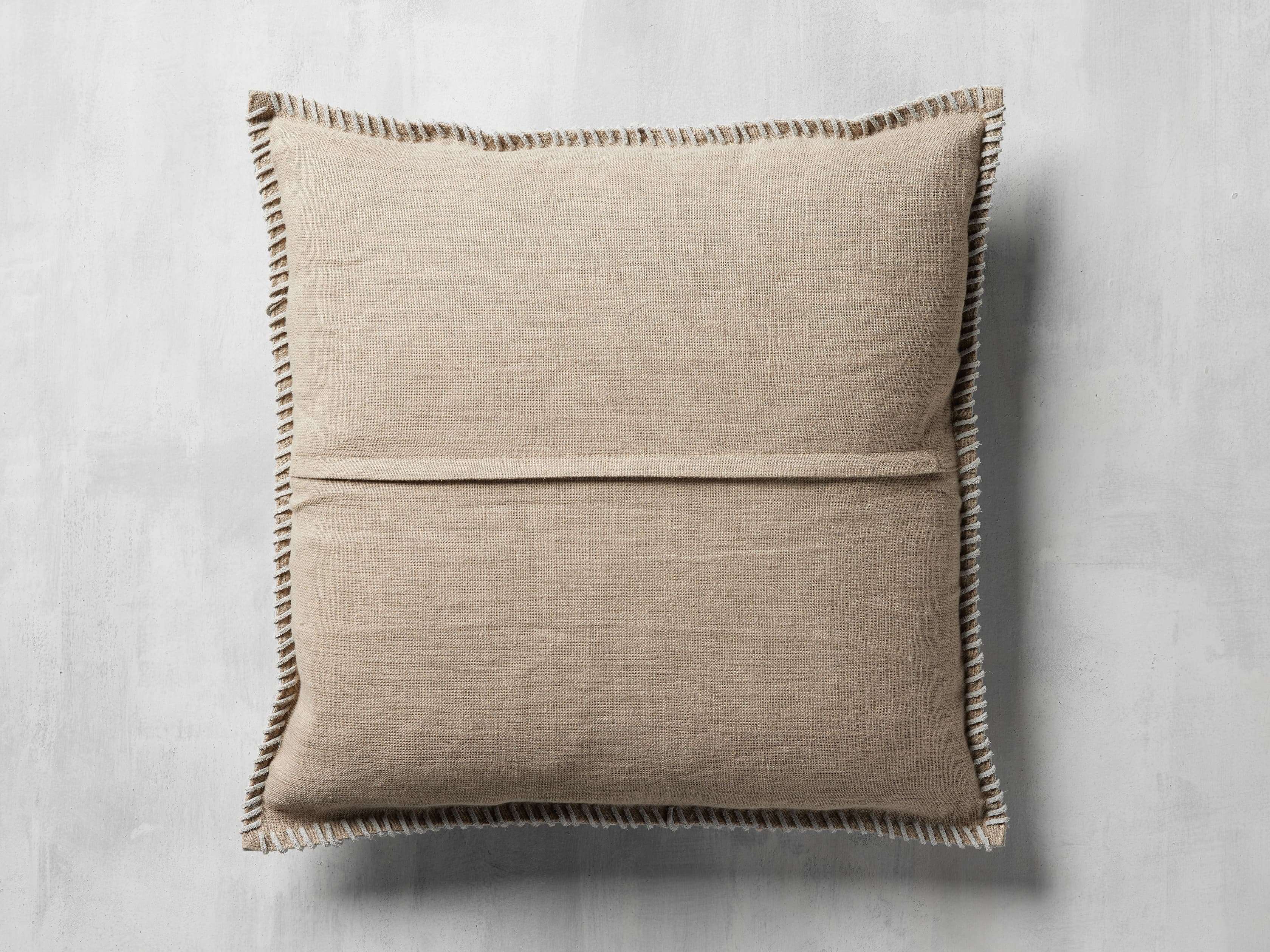 Whipstitch Hide Pillow Cover
