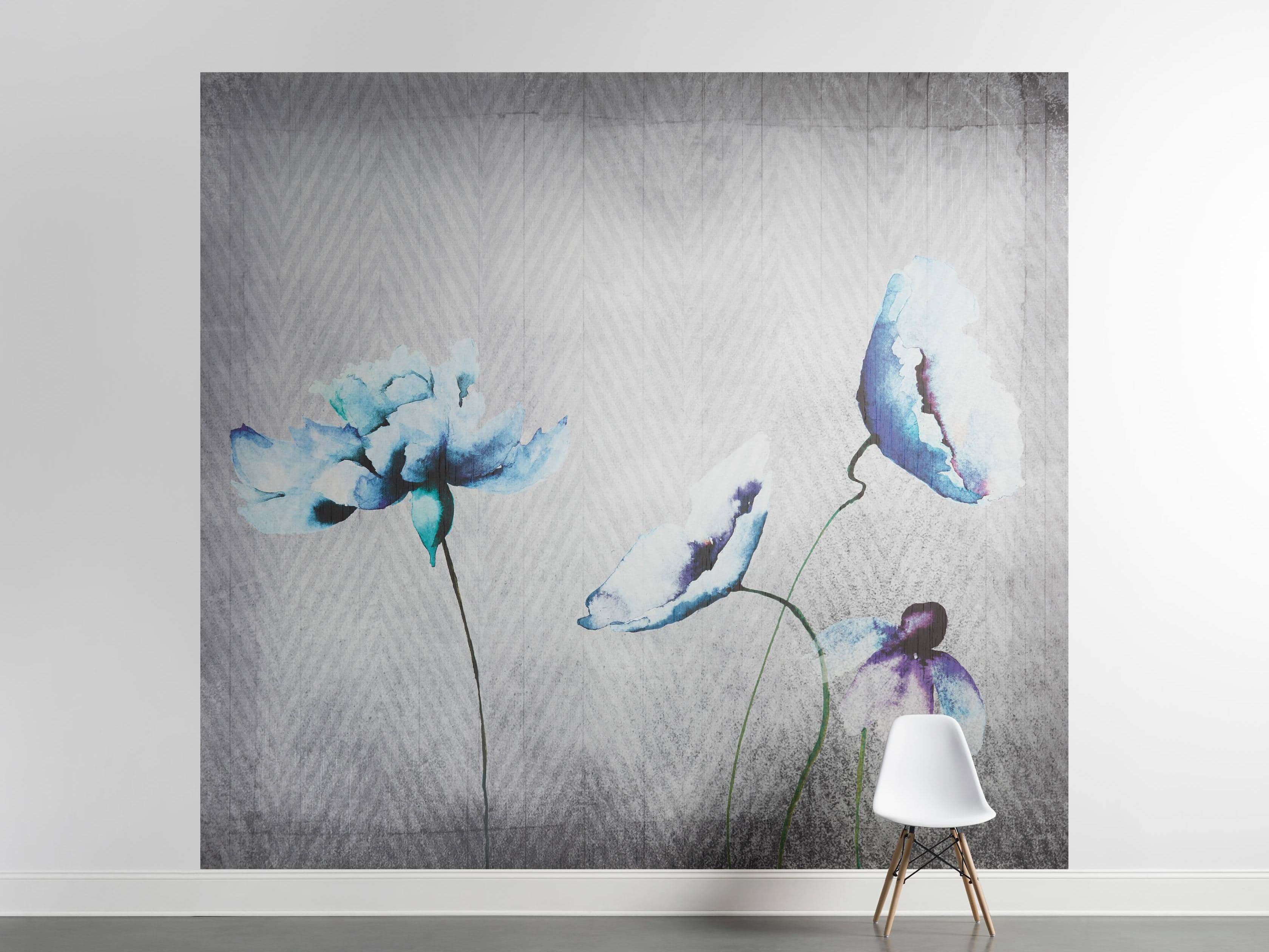 Watercolor Fleur Italian Wall Mural