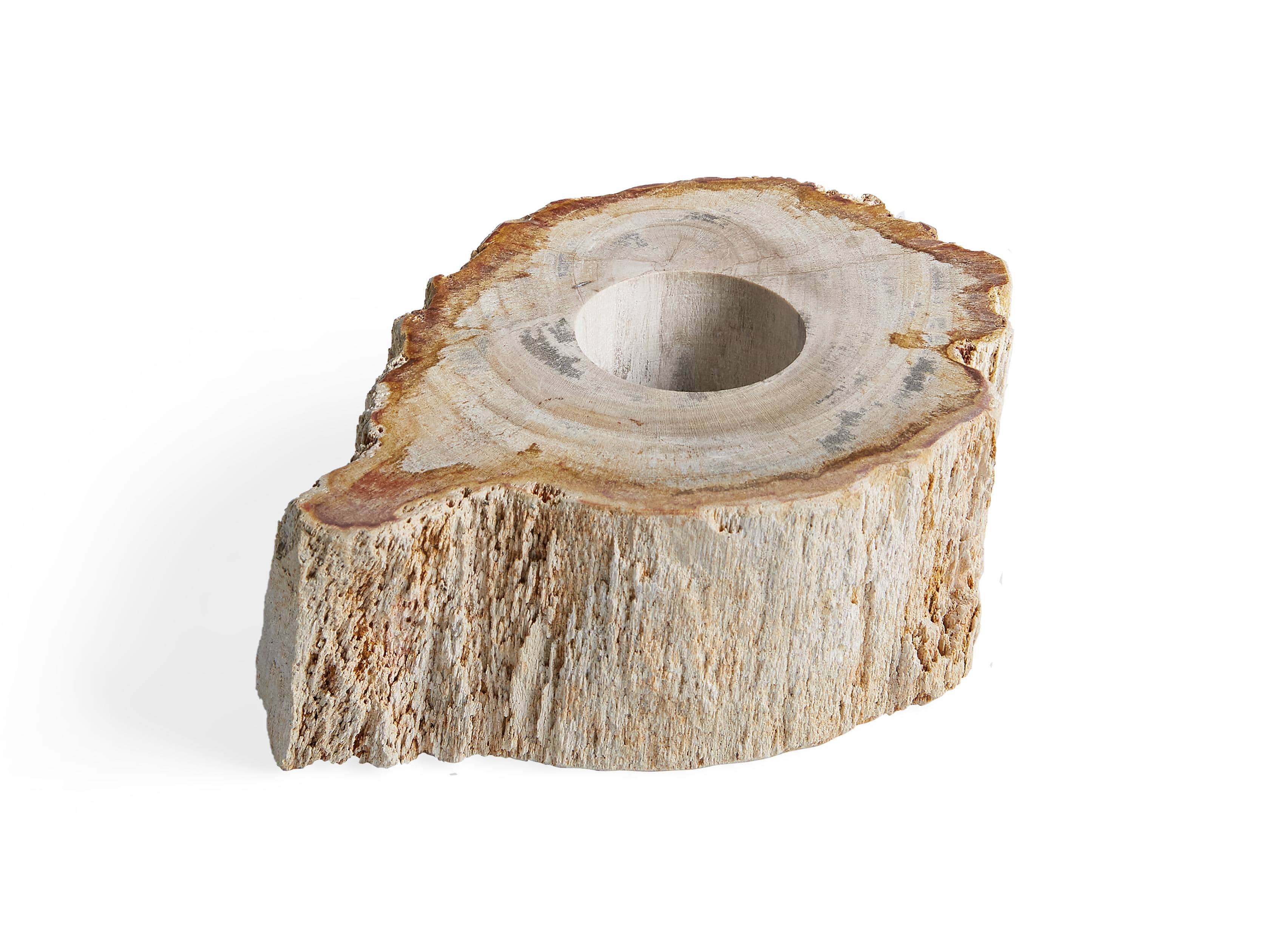 Petrified Wood 3" Tealight Holder, slide 3 of 8