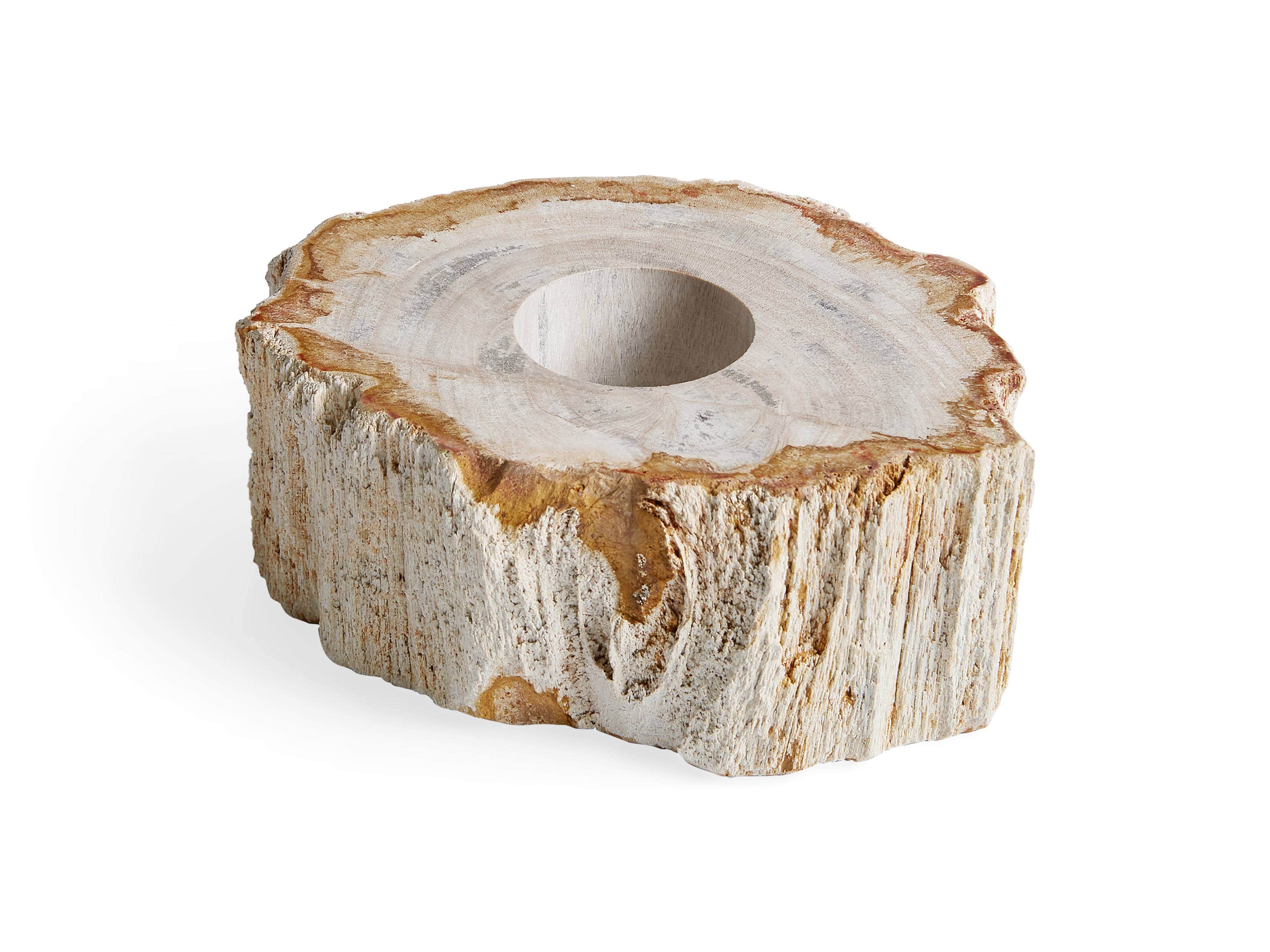 Petrified Wood 3" Tealight Holder, slide 7 of 8