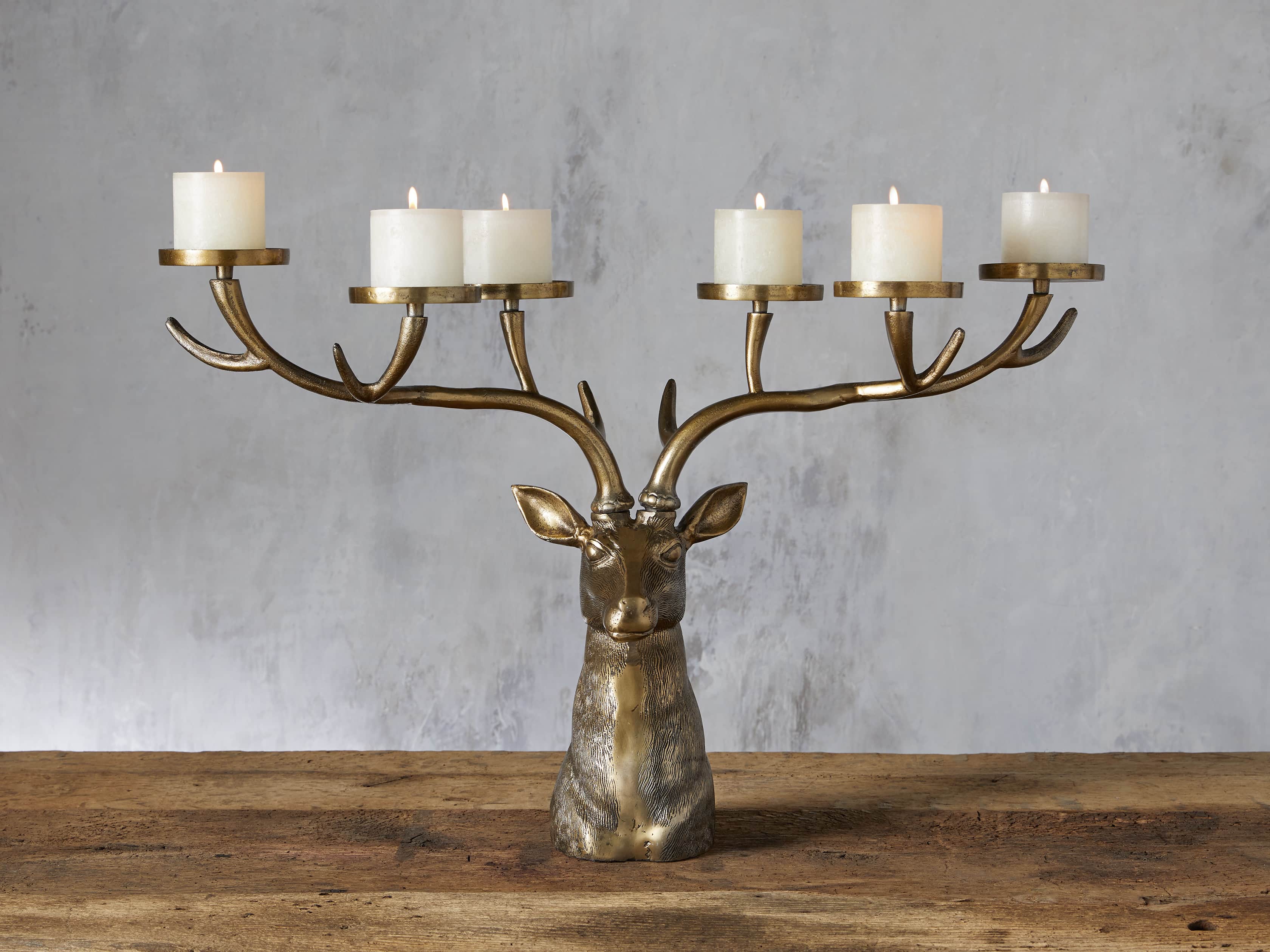 Stag Candle Holder | Arhaus