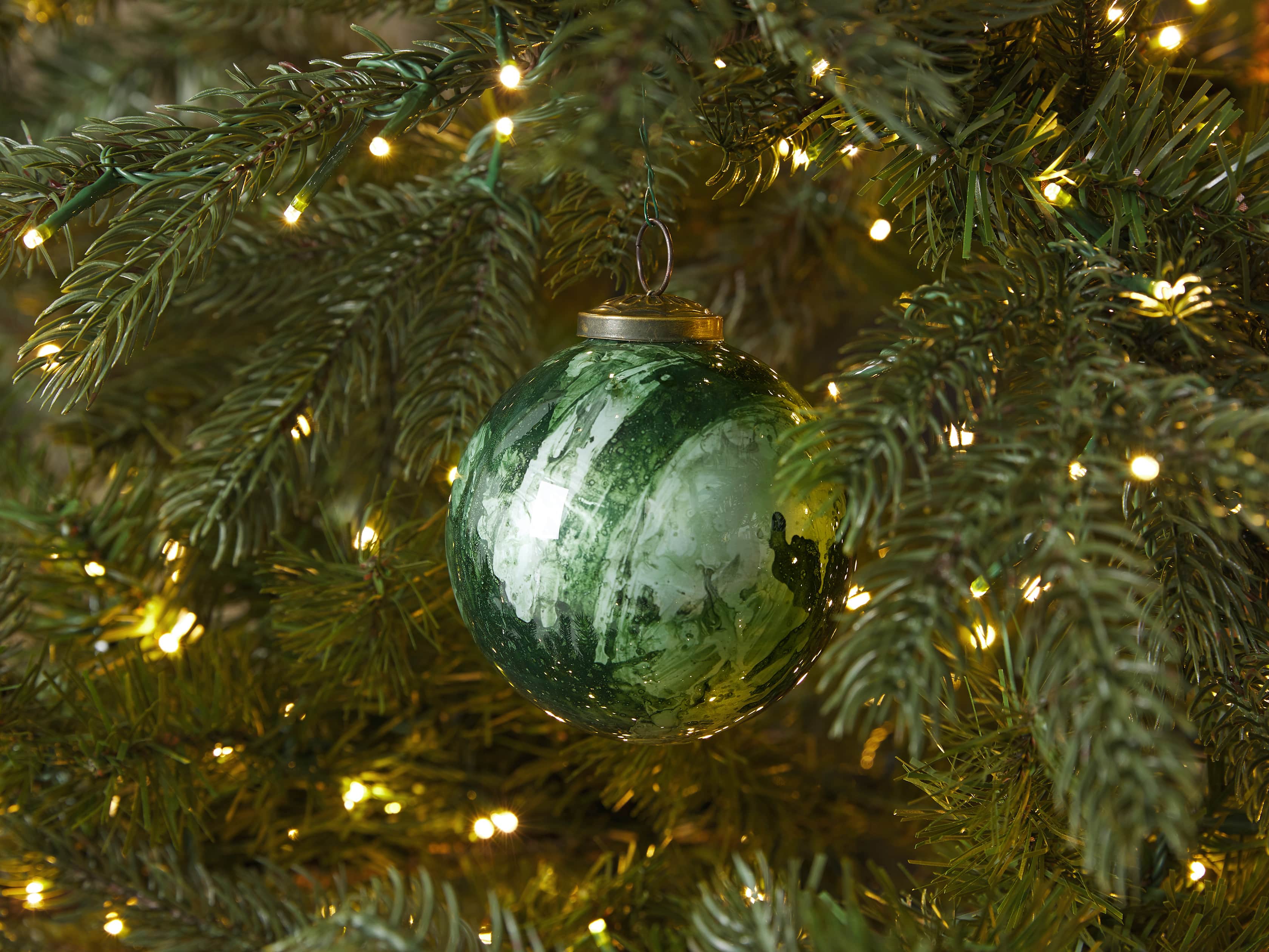 Celestial Ornament in Green (Set of 6), slide 2 of 4