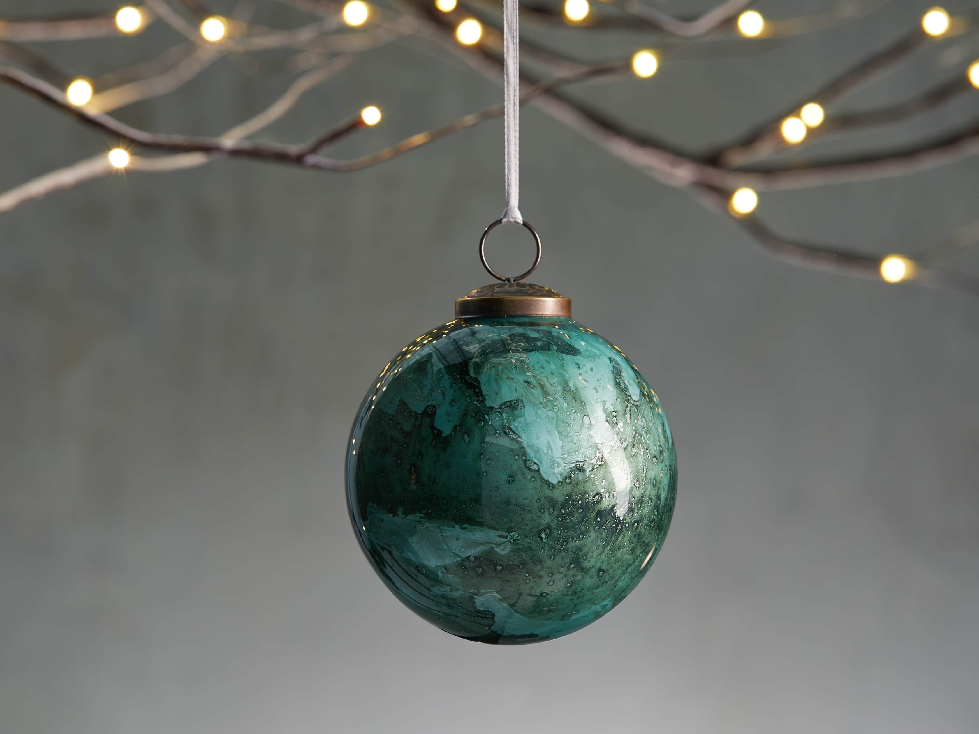 Celestial Ornament in Green (Set of 6), slide 1 of 4