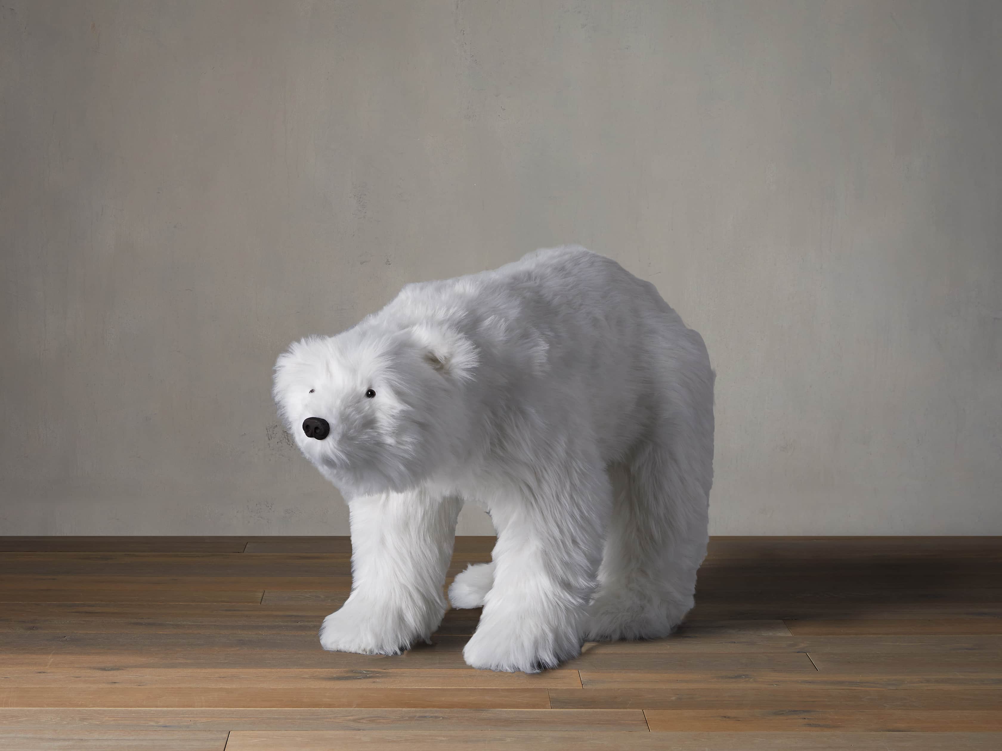 Faux Polar Bear Cub, slide 1 of 2