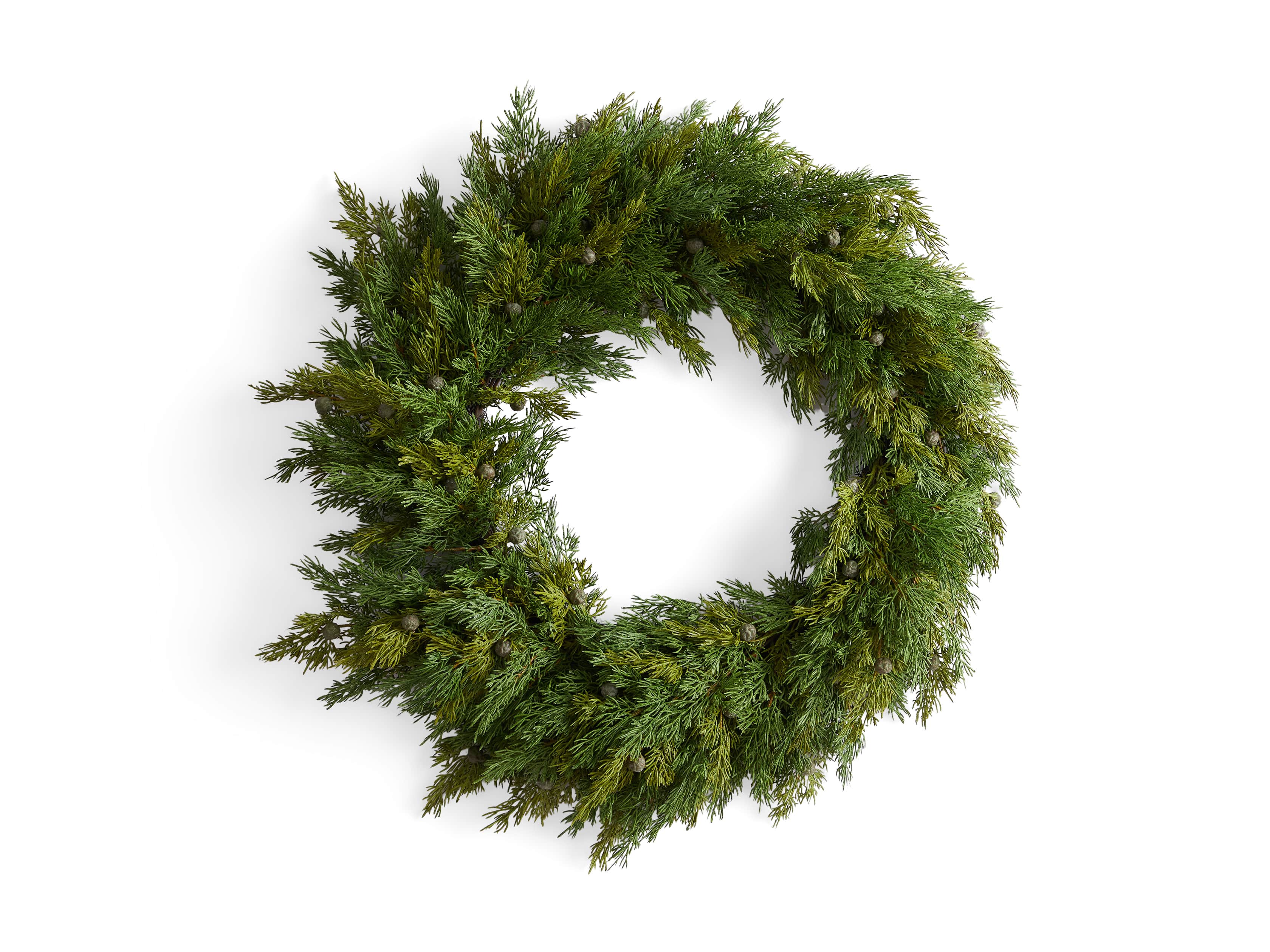 Faux Cedar Wreath, slide 6 of 6