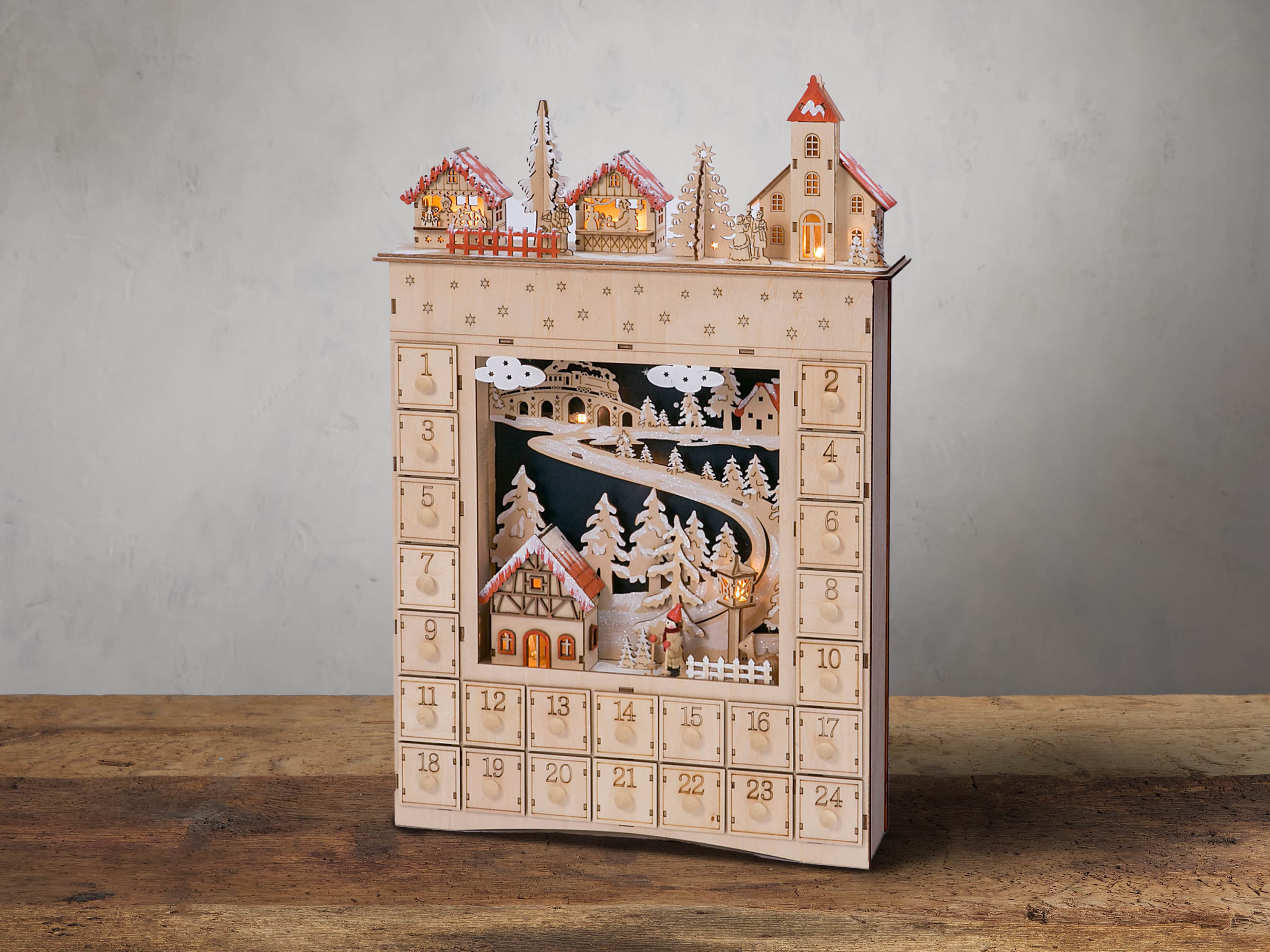 Shadowbox Advent Calendar, slide 1 of 1