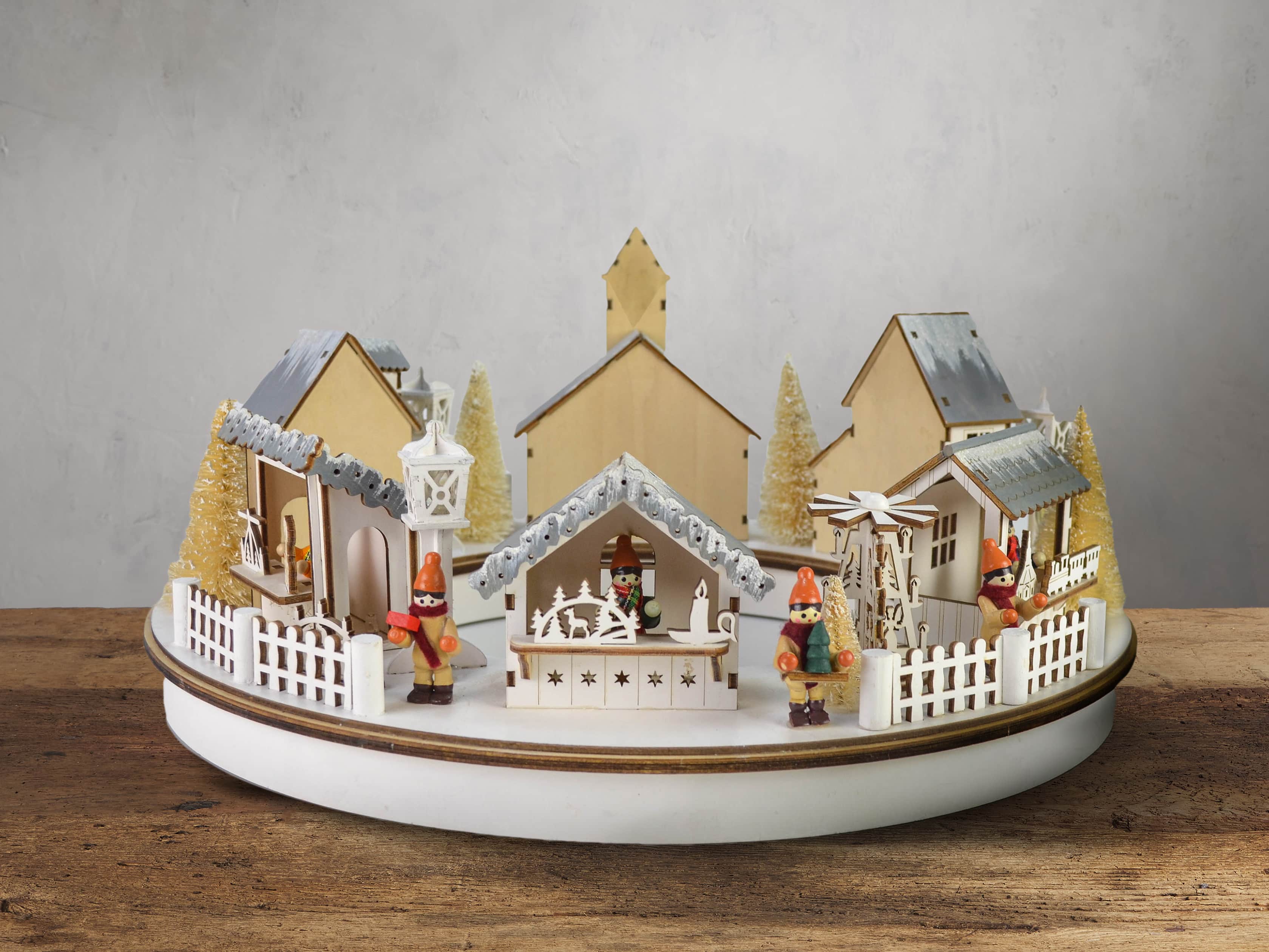 Winter Village Tree Collar, slide 1 of 1