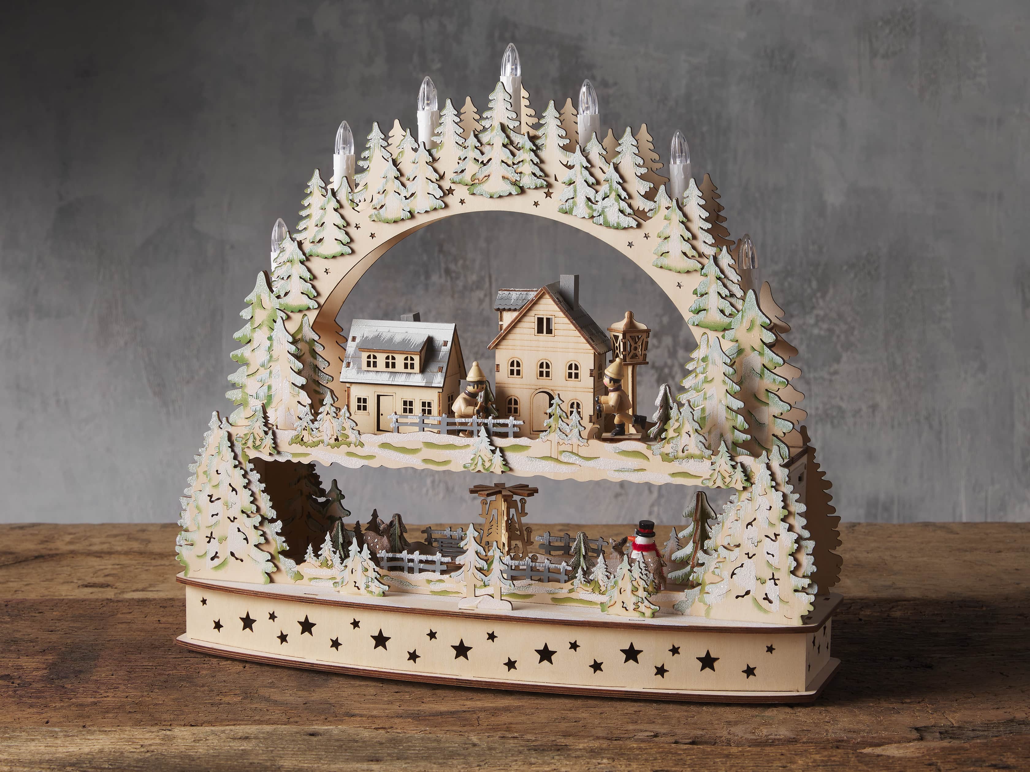 2-Tier Alpine Village, slide 2 of 4