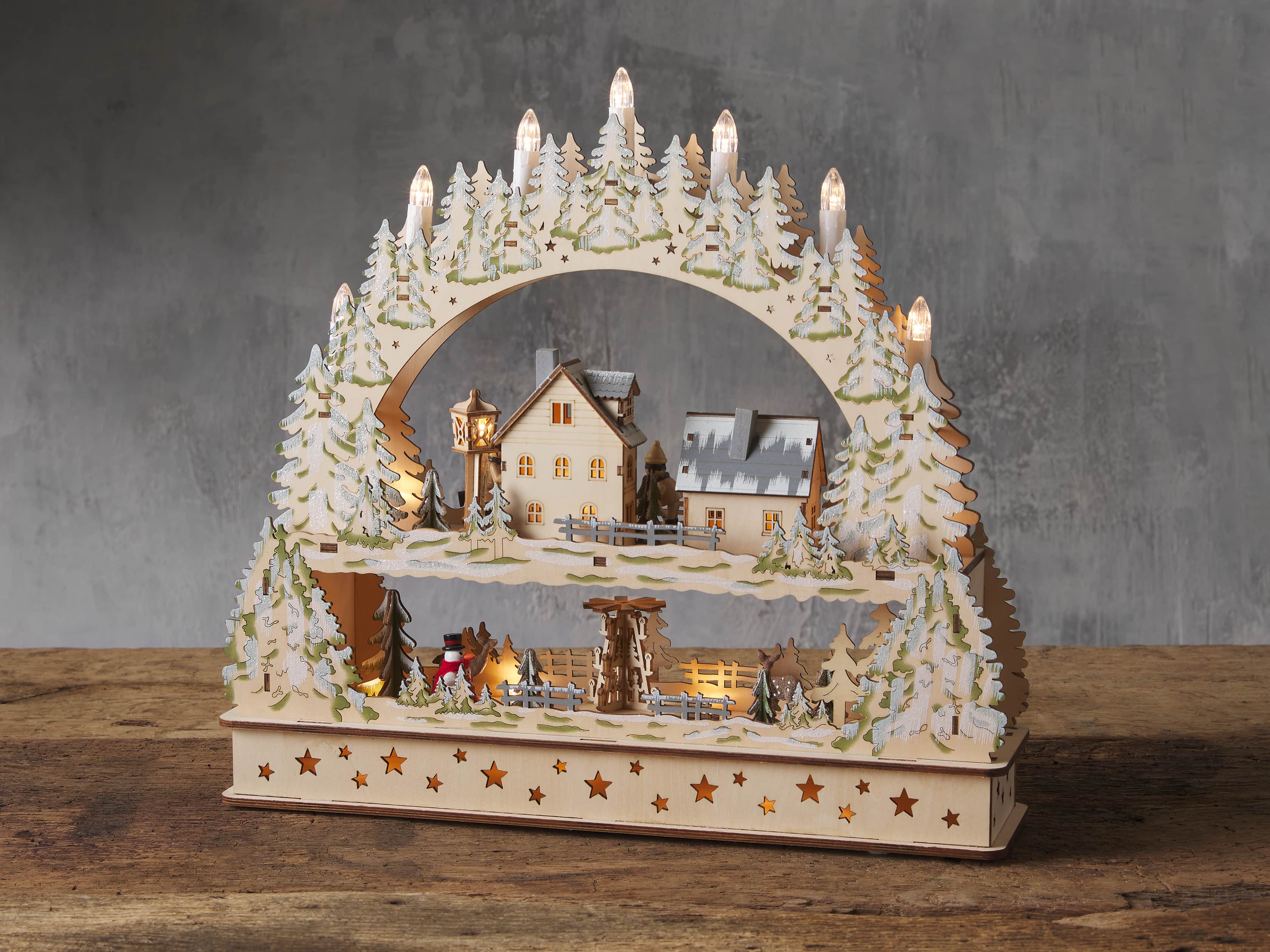 2-Tier Alpine Village, slide 3 of 4